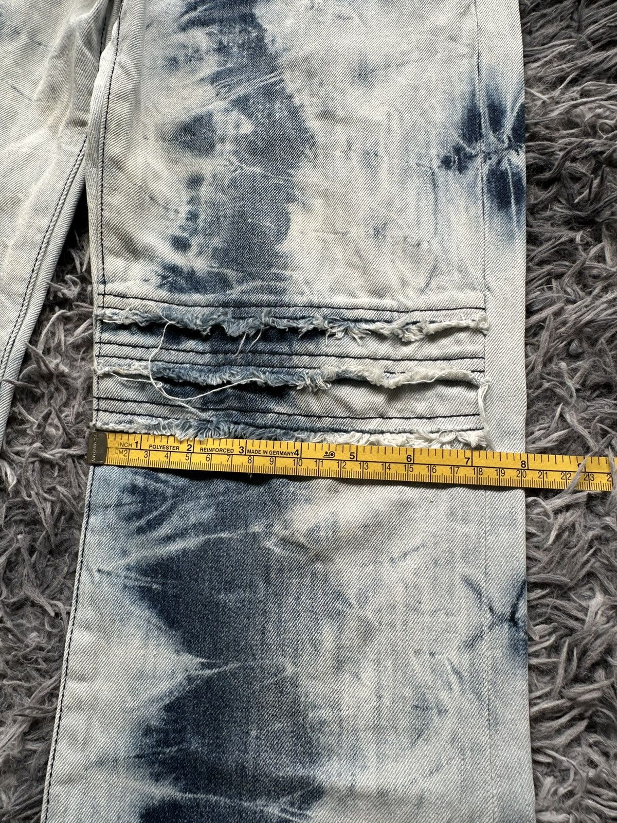 semanticdesign 31/28 - S/S 2008 Semanticdesign bleach studded pocket jeans Size US 31 - 12 Thumbnail
