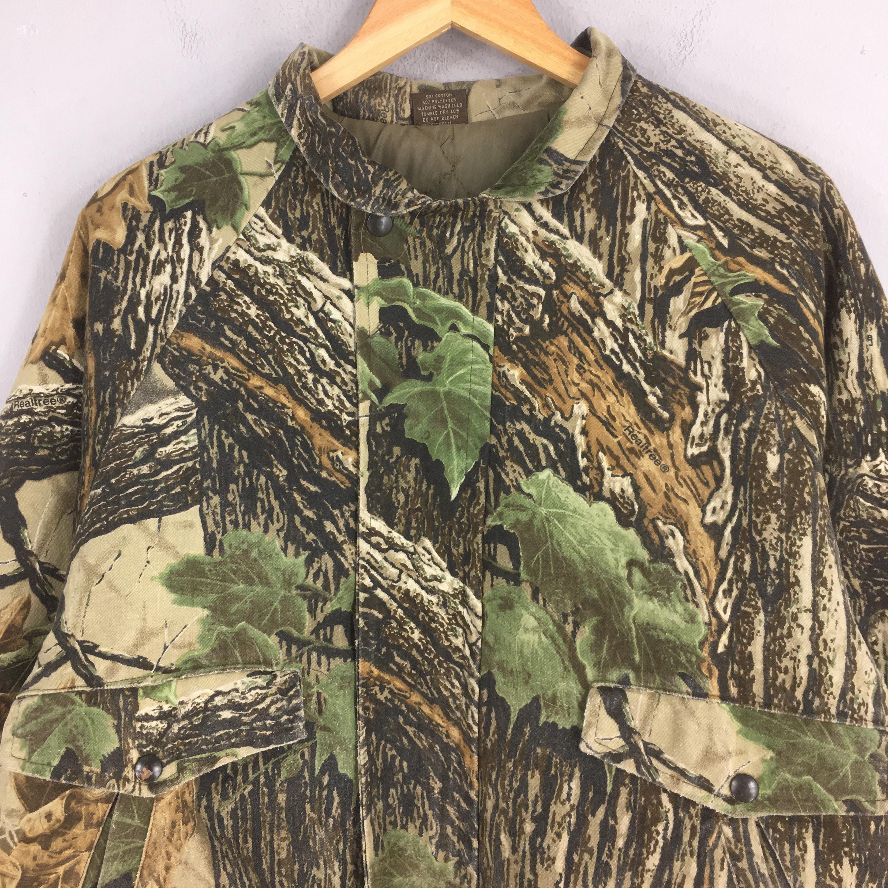 Realtree Vintage 90s Classic Real Tree Camo Zipper Jacket Large Size US L / EU 52-54 / 3 - 2 Thumbnail