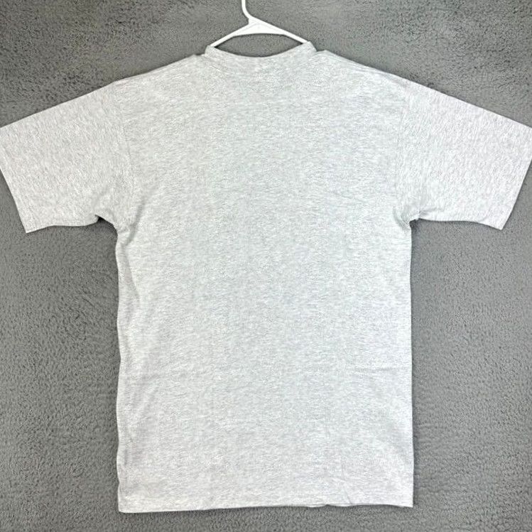 Gildan VINTAGE Gildan T-Shirt Mens Large Grey Heavy Weight 50th Anniversary End Of WWII Tee Size US L / EU 52-54 / 3 - 2 Thumbnail