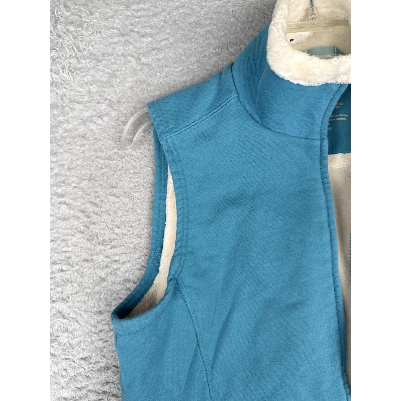 Vintage VINTAGE LL Bean Vest Womens M Blue Sherpa Fleece Full Zip Pockets Outdoor Warm Size M / US 6-8 / IT 42-44 - 5 Thumbnail