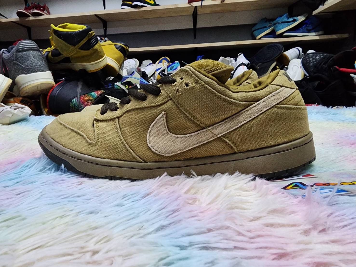 Nike sb low pro 10 Spanish moss, sandal wood