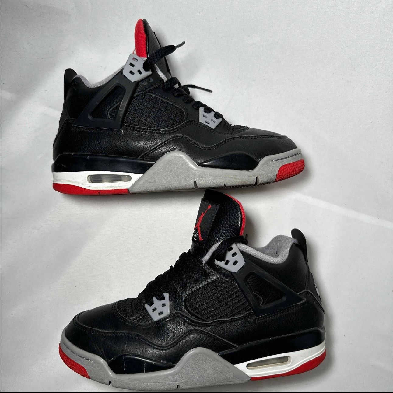 Jordan Brand × Nike Size 6 - Air Jordan 4 Retro GS Bred Reimagined Men's Shoes Size US 6 / EU 39 - 2 Thumbnail