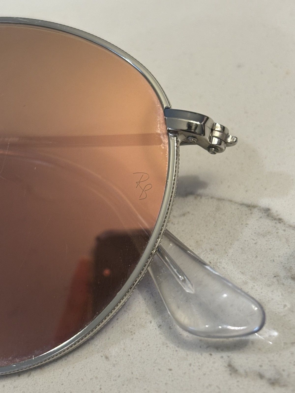 RayBan Ray Ban RB3447 Round Metal Polished Silver Size ONE SIZE - 13 Thumbnail