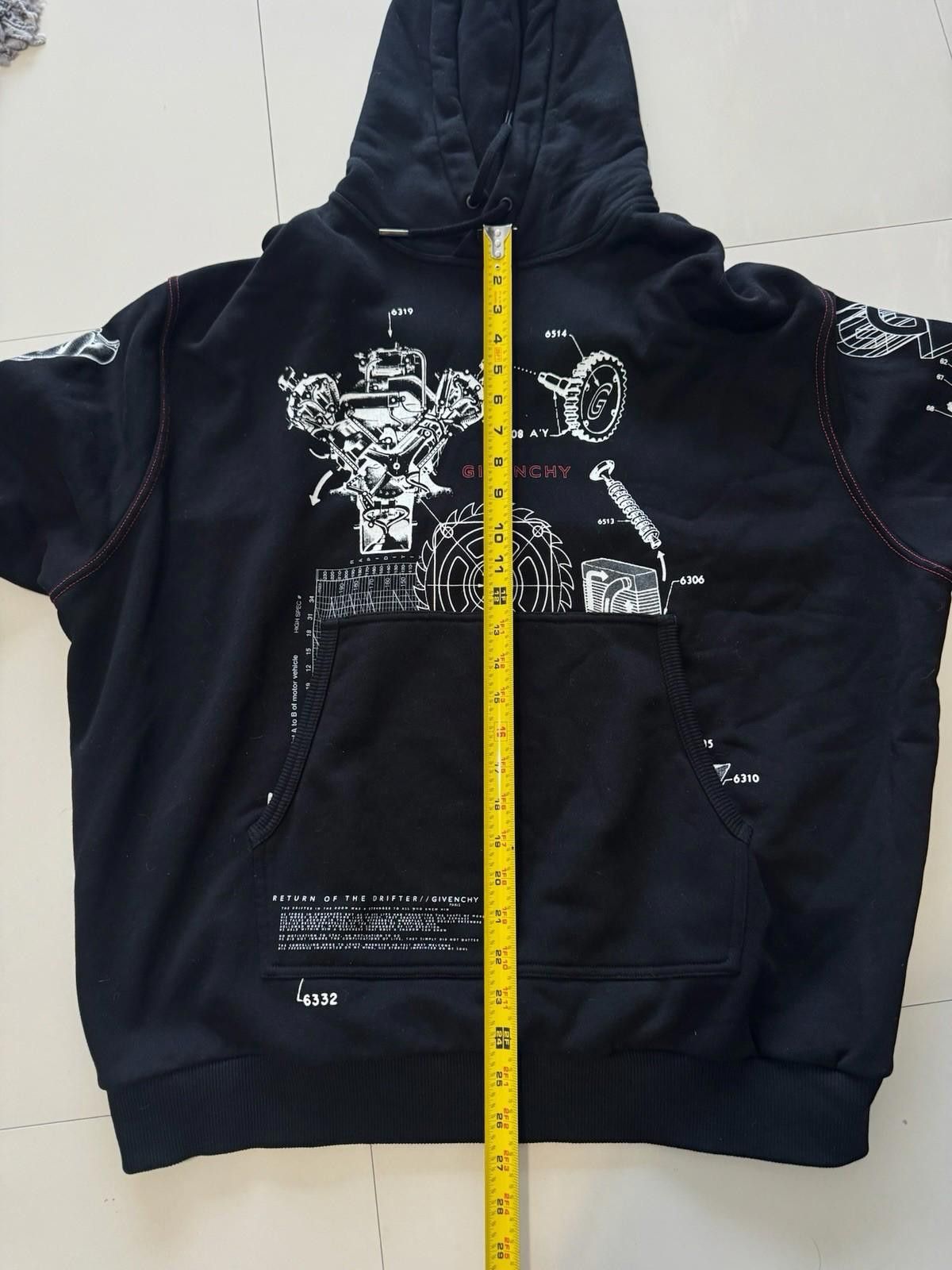 Givenchy Givenchy 'Return of the Drifter' Schematic Hoodie SZ XS Size US XS / EU 42 / 0 - 6 Thumbnail