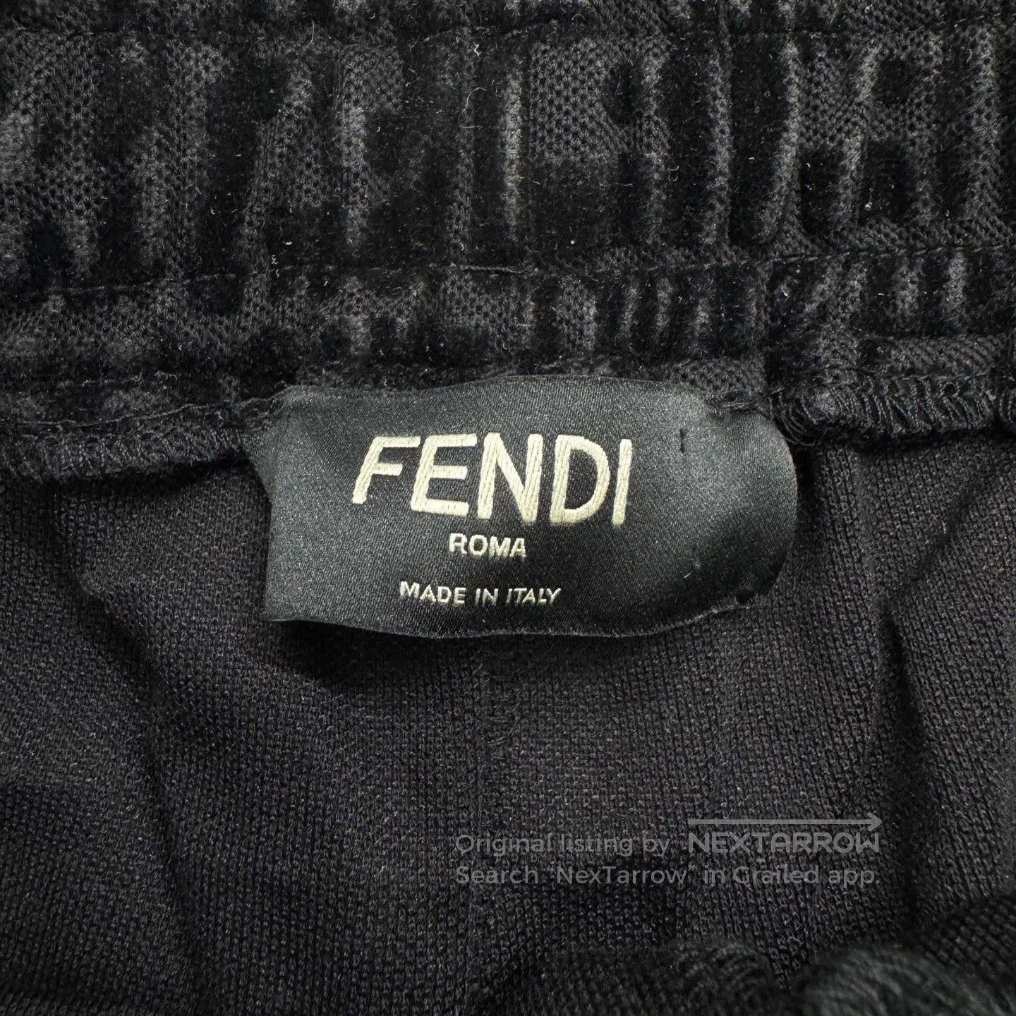 Fendi Fendi Double F Flocked Shorts. Size US 33 - 4 Thumbnail