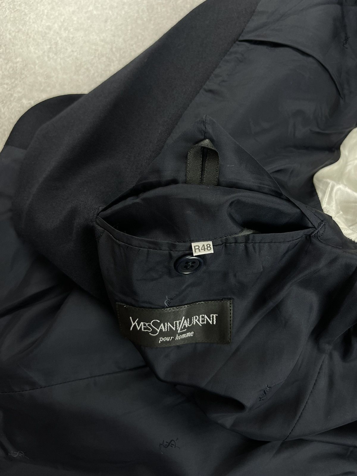 Yves Saint Laurent Vintage Yves Saint Laurent Blazer Jacket Size 48R Size 48R - 10 Thumbnail