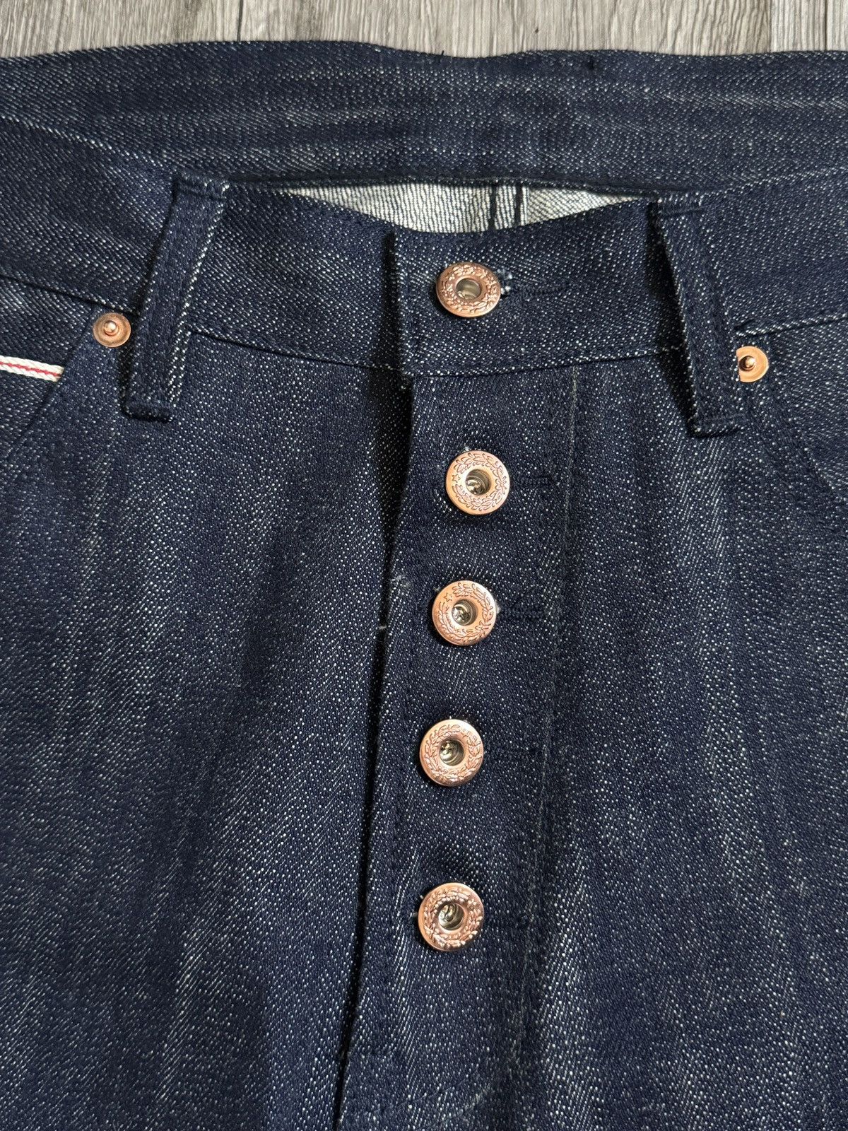 Acne Studios DOOF.YOUTH 16oz BLUE INDIGO RAW SELVEDGE DENIM Size US 32 / EU 48 - 4 Thumbnail