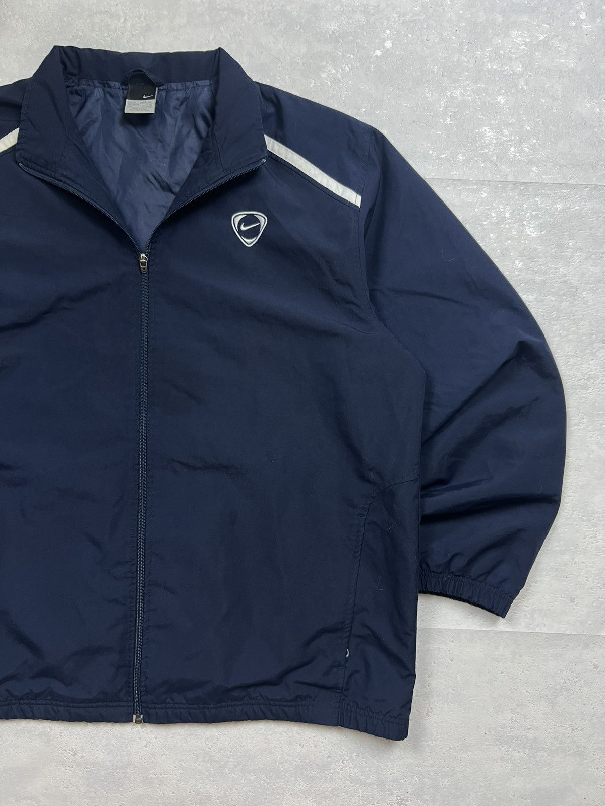 Nike 90s Nike Double Swoosh Vintage Y2K Oversized Retro Jacket Size US XL / EU 56 / 4 - 3 Thumbnail