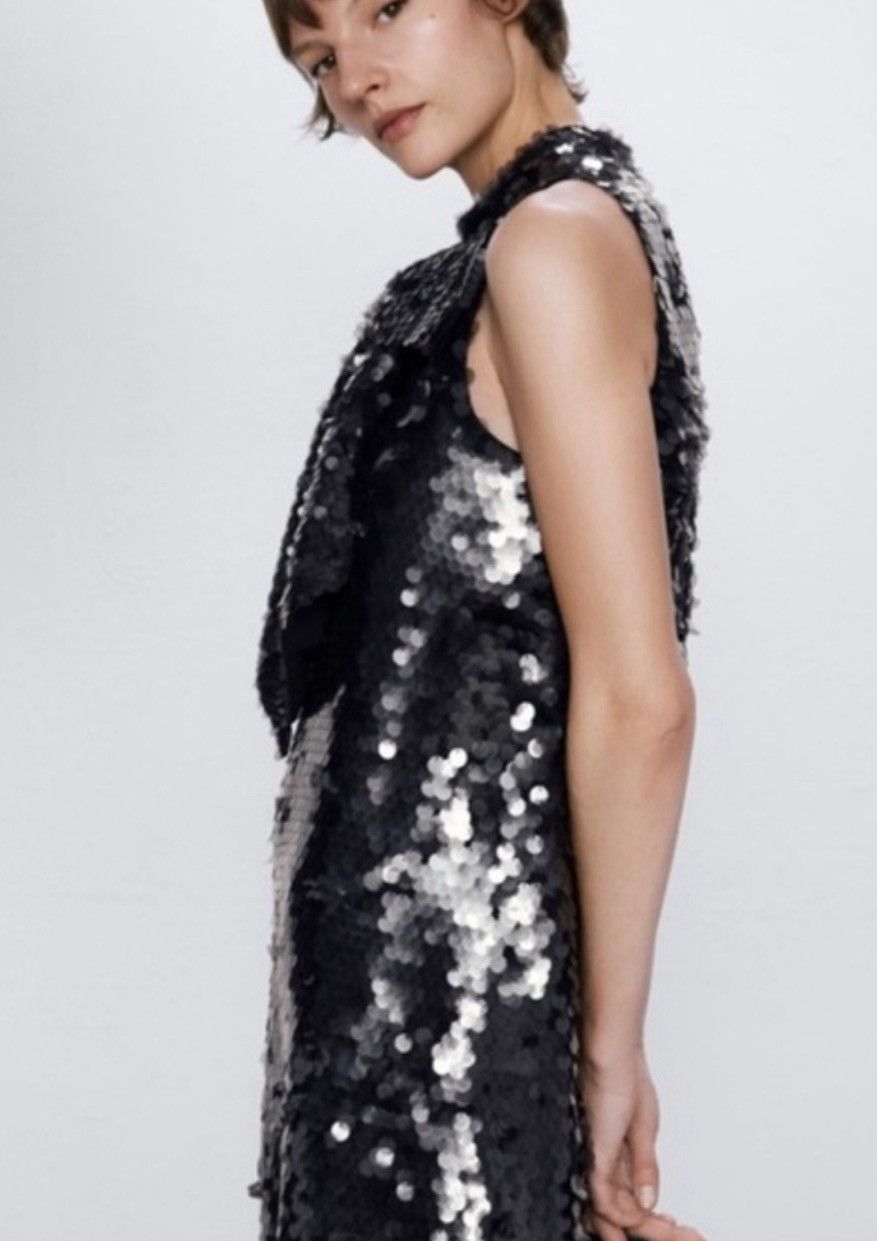 Zara Zara Sequin dress size zM/L Size ONE SIZE - 3 Thumbnail