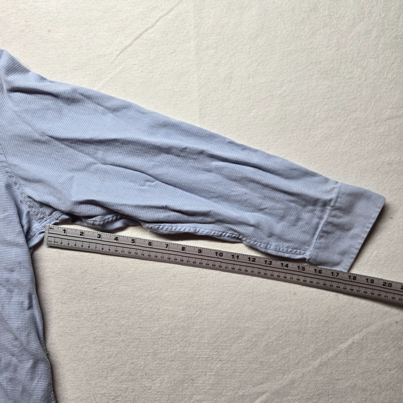 George George Blue Check Button-Up Shirt Adult Men's XL 46-48 Long Sleeve Casual Size US XL / EU 56 / 4 - 5 Thumbnail
