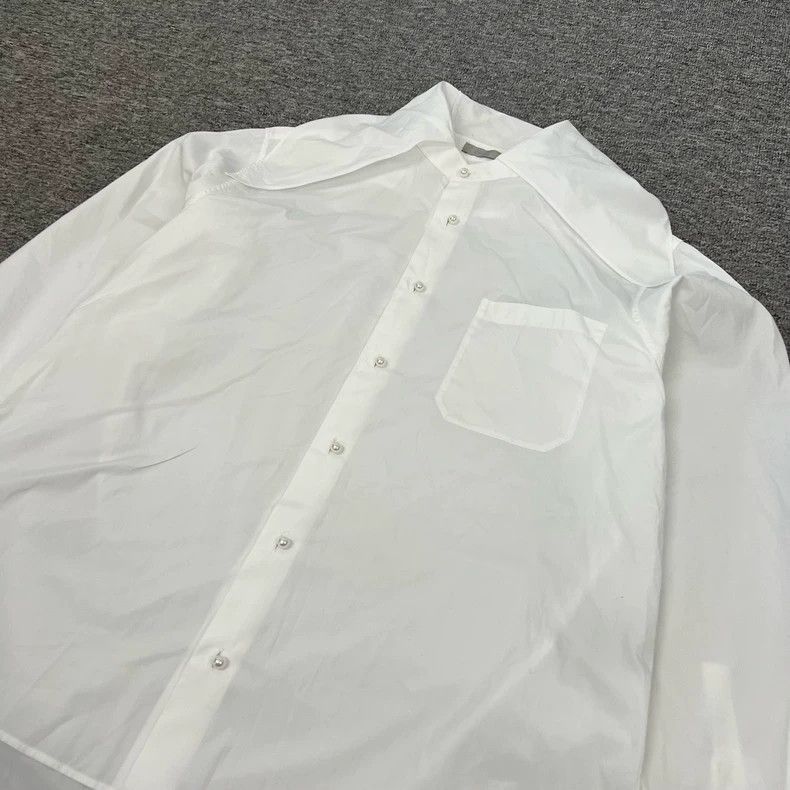 Dior Pearl Button Long Sleeve Shirt-2506