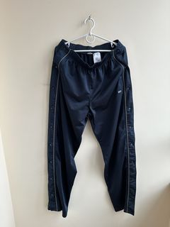 Vintage Nike Track Pants Mens Large Blue Baggy Parachute Y2K 90s Sportswear  USA