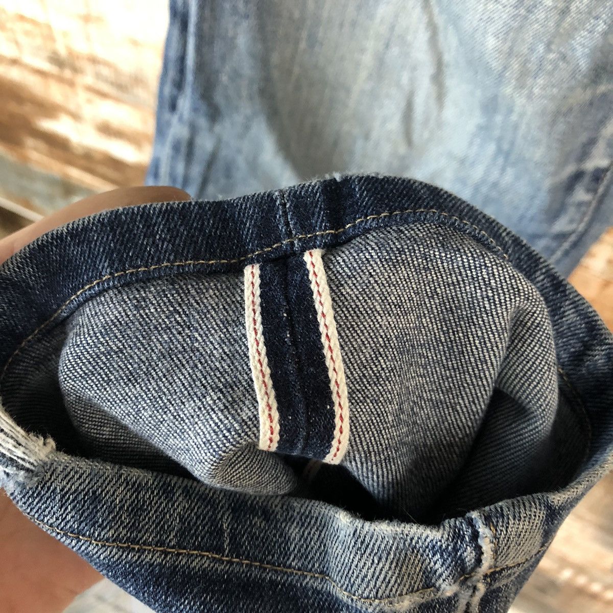 Uniqlo DLL Uniqlo Blue Distressed Denim Pants #C245 Size US 30 / EU 46 - 11 Thumbnail