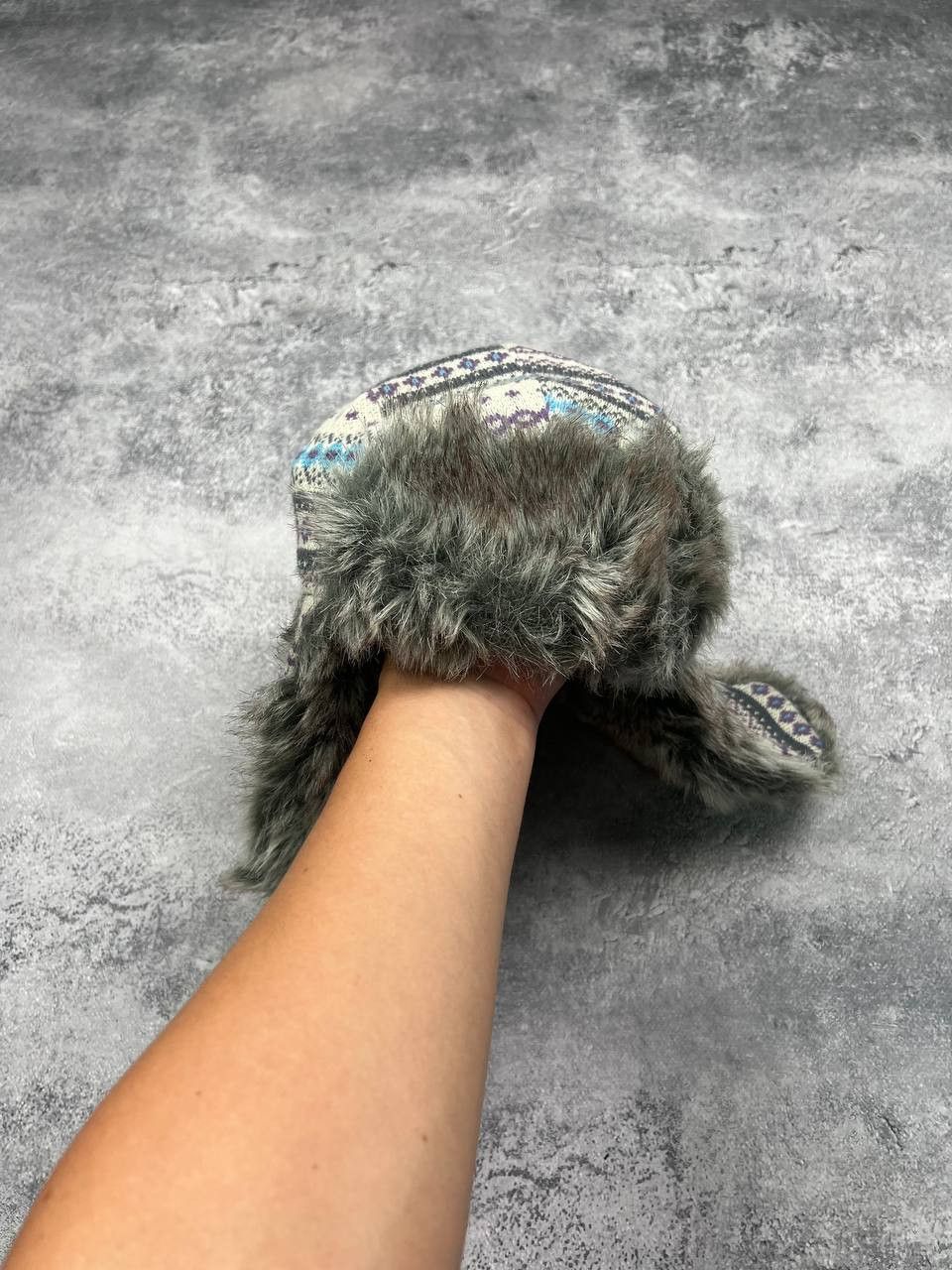 Vintage Vintage Ushanka Hat Mohair Fuzzy Fur Japanese 90S Size ONE SIZE - 2 Thumbnail