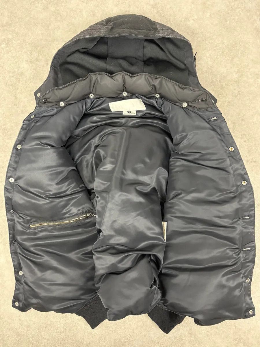 Comme des Garcons AW2013 Comme des Garçons Ganryu Black Leather Hooded Puffer Nylon Jacket Size US S / EU 44-46 / 1 - 11 Thumbnail