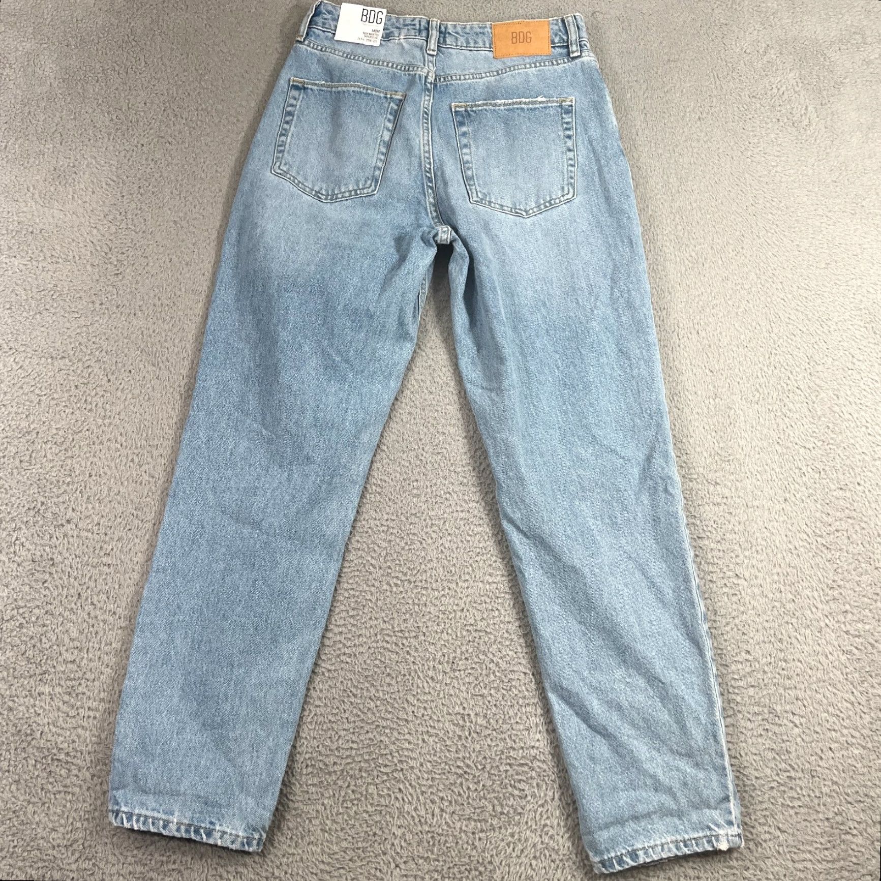 Urban Outfitters URBAN OUTFITTERS BDG Jeans Womens High Waisted Tapered Leg Light Wash 29x32 Blue Size 29" - 3 Thumbnail