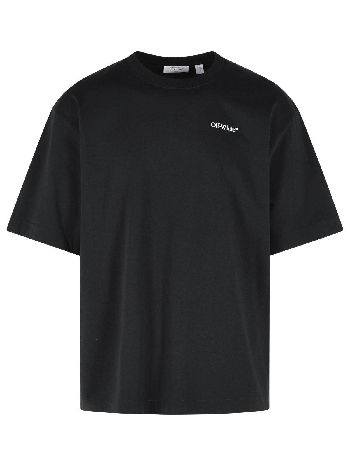 Off-White OFF-WHITE 'Half Arrow' Black Cotton T-Shirt Size US L / EU 52-54 / 3 - 1 Thumbnail