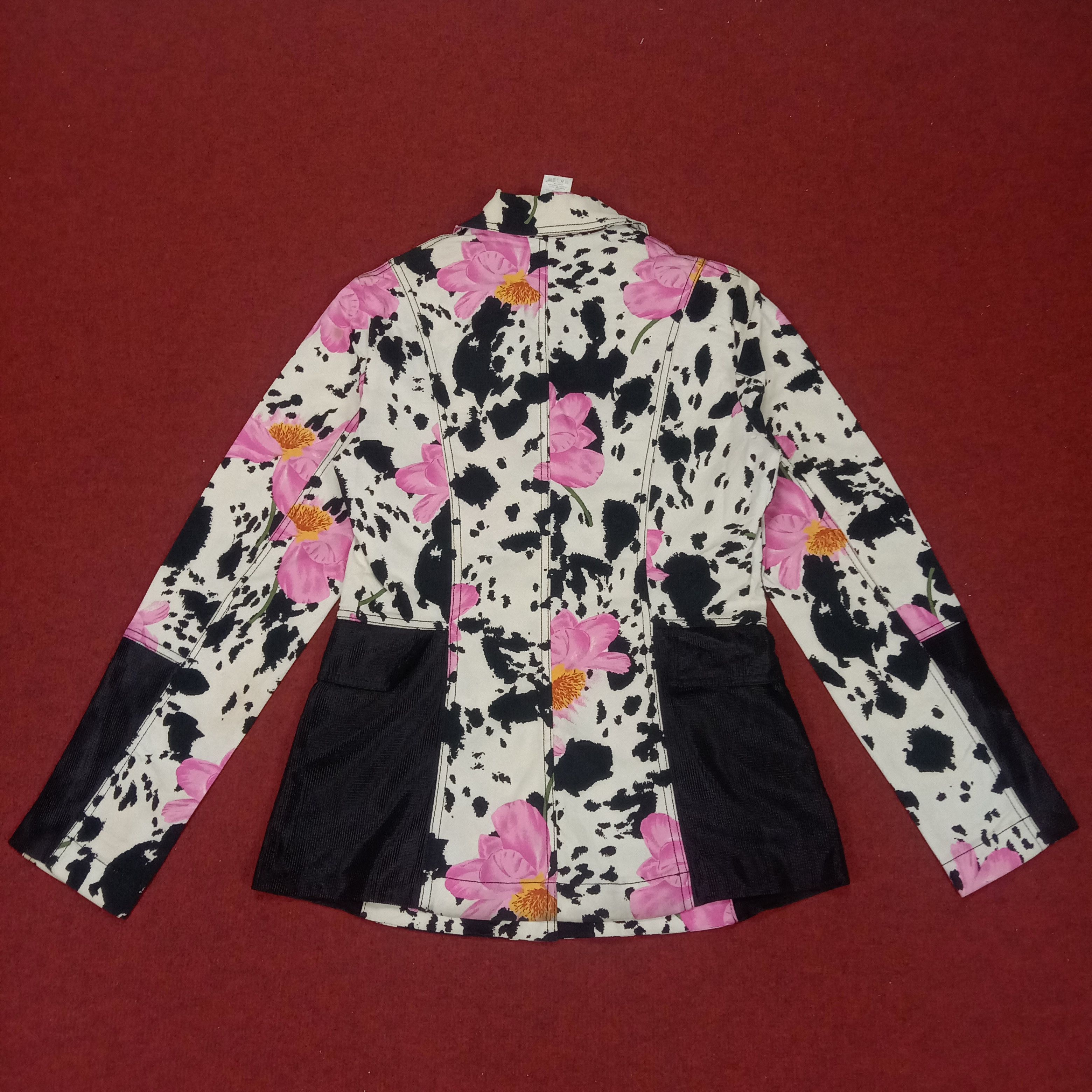 Japanese Brand × Kenzo × Vintage Kenzo Jeans Fashion Flowers Design Blazer Jacket Style Size XS / US 0-2 / IT 36-38 - 7 Thumbnail
