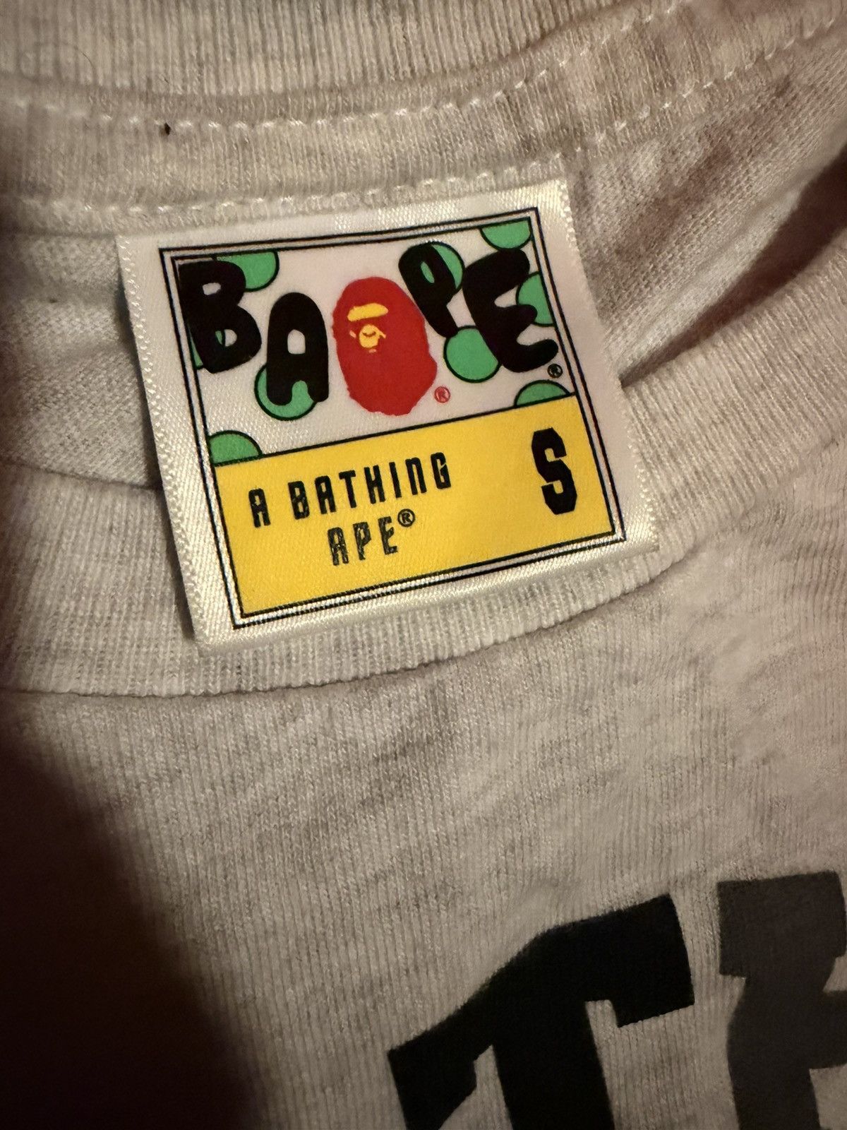 Bape BAPE Neon Camo College Tee Gray Size US S / EU 44-46 / 1 - 3 Thumbnail