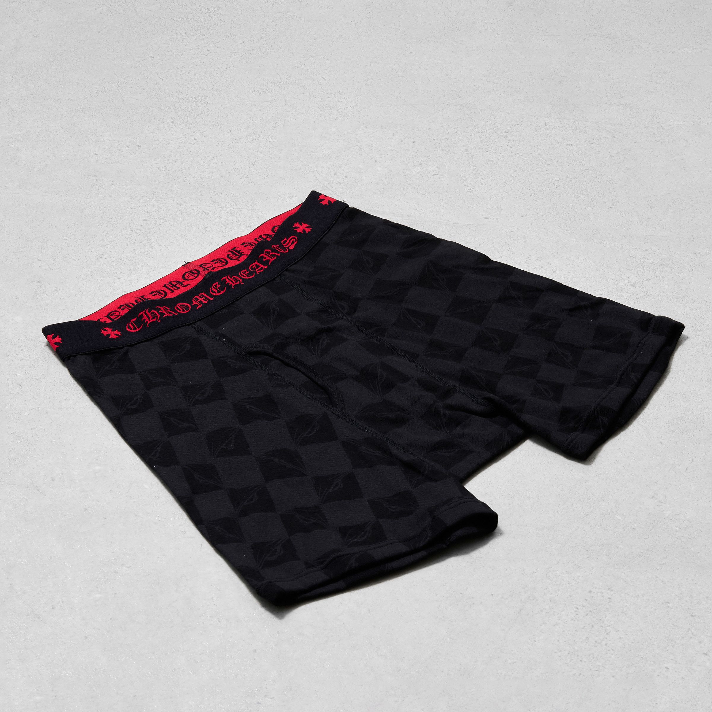 Chrome Hearts CHROME HEARTS Eyes Classic Rib Boxer Brief BLACK Size 30 - 2 Thumbnail