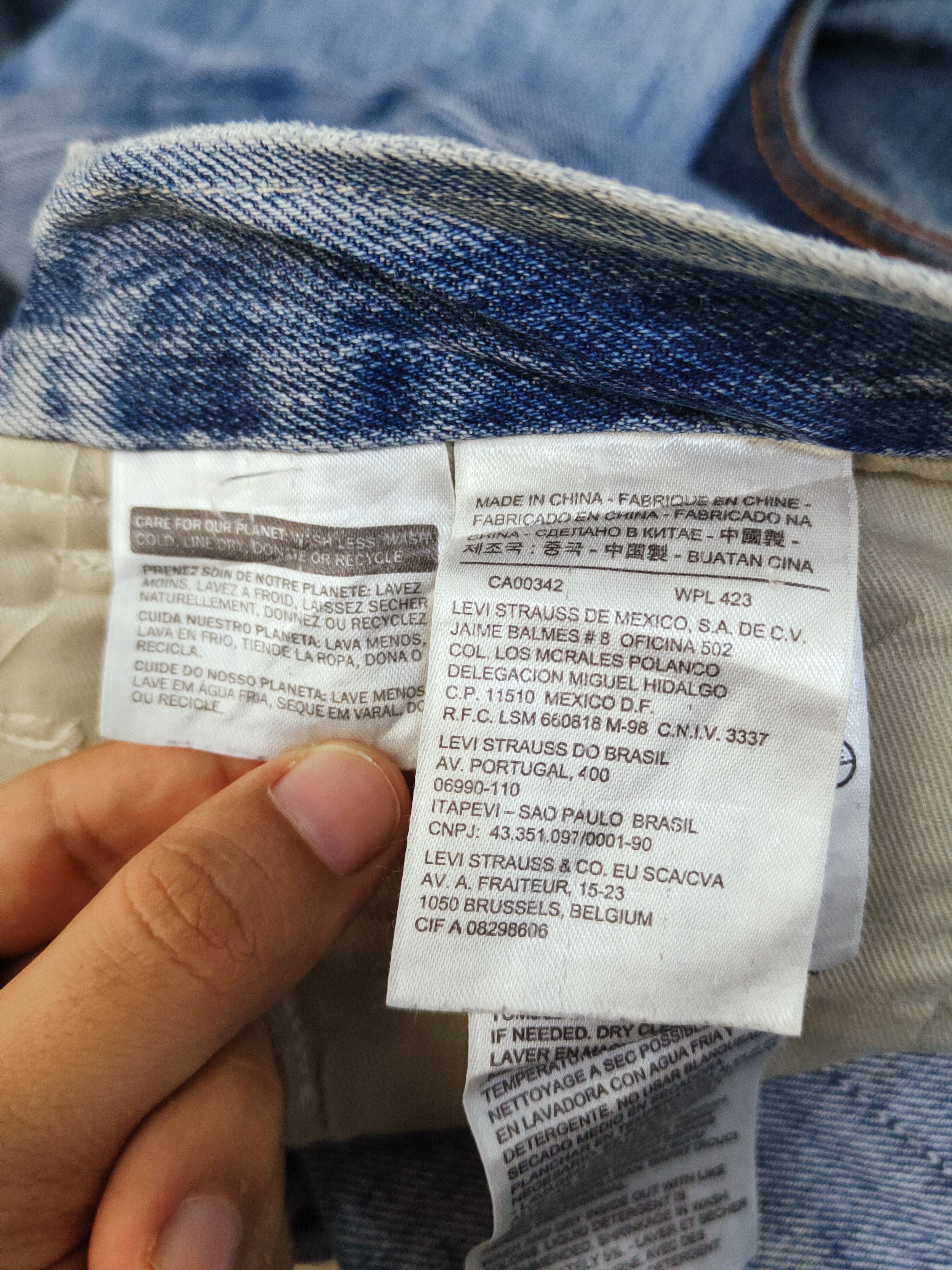 Levi's 511 Levi's Blue Distressed Ripped Jeans #S2710 Size US 31 - 20 Thumbnail