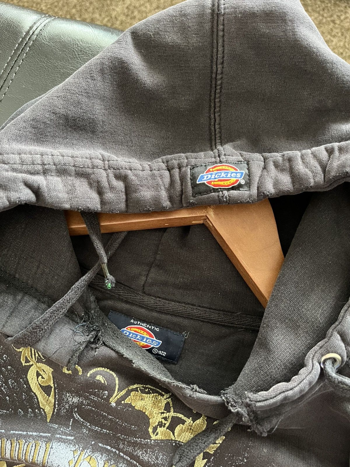 Dickies Super distressed vintage dickies hoodie Size US L / EU 52-54 / 3 - 2 Thumbnail