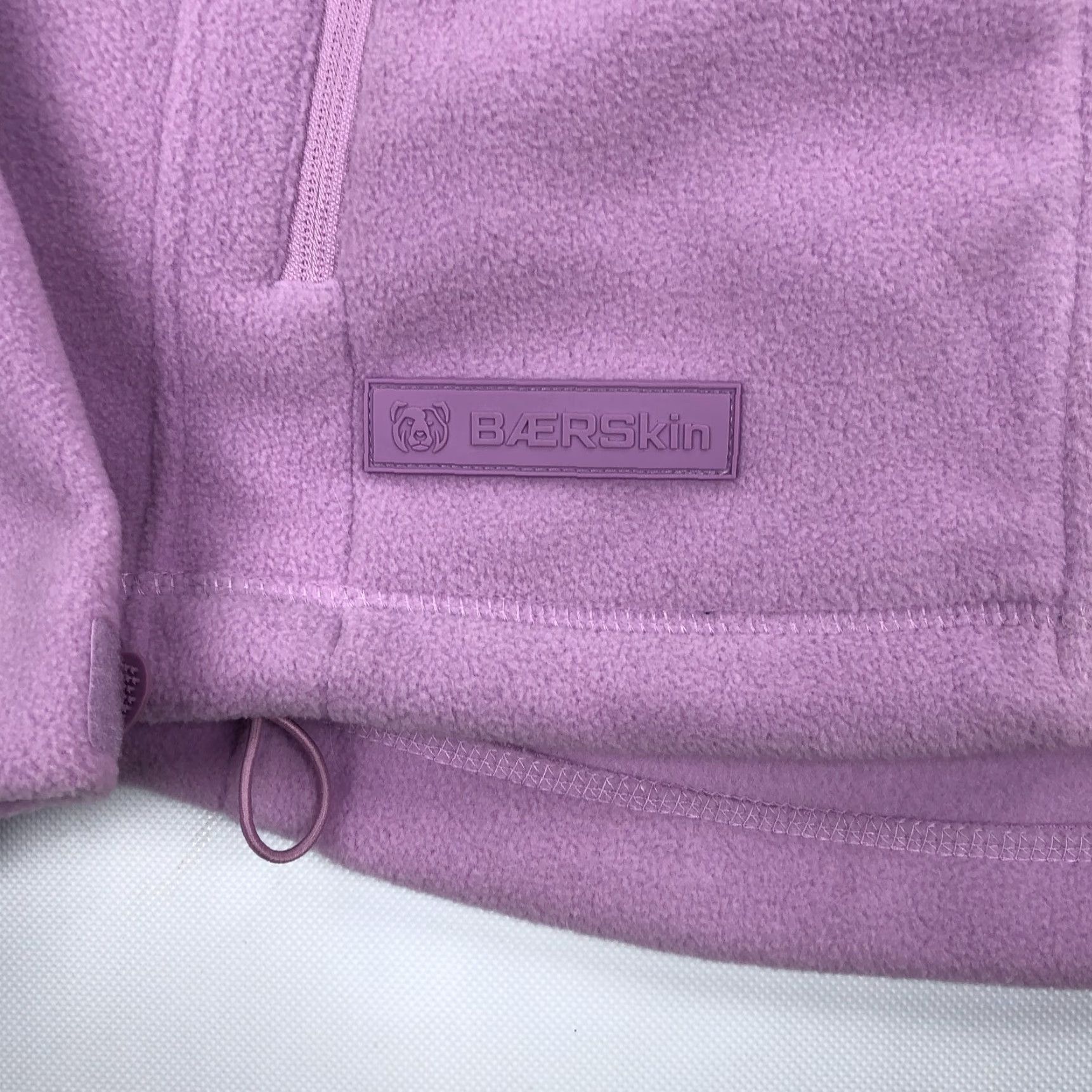 Vintage VINTAGE BÆRSKIN Women's Lilac Fleece Tactical Hoodie Full Zip Jacket S Size S / US 4 / IT 40 - 4 Thumbnail