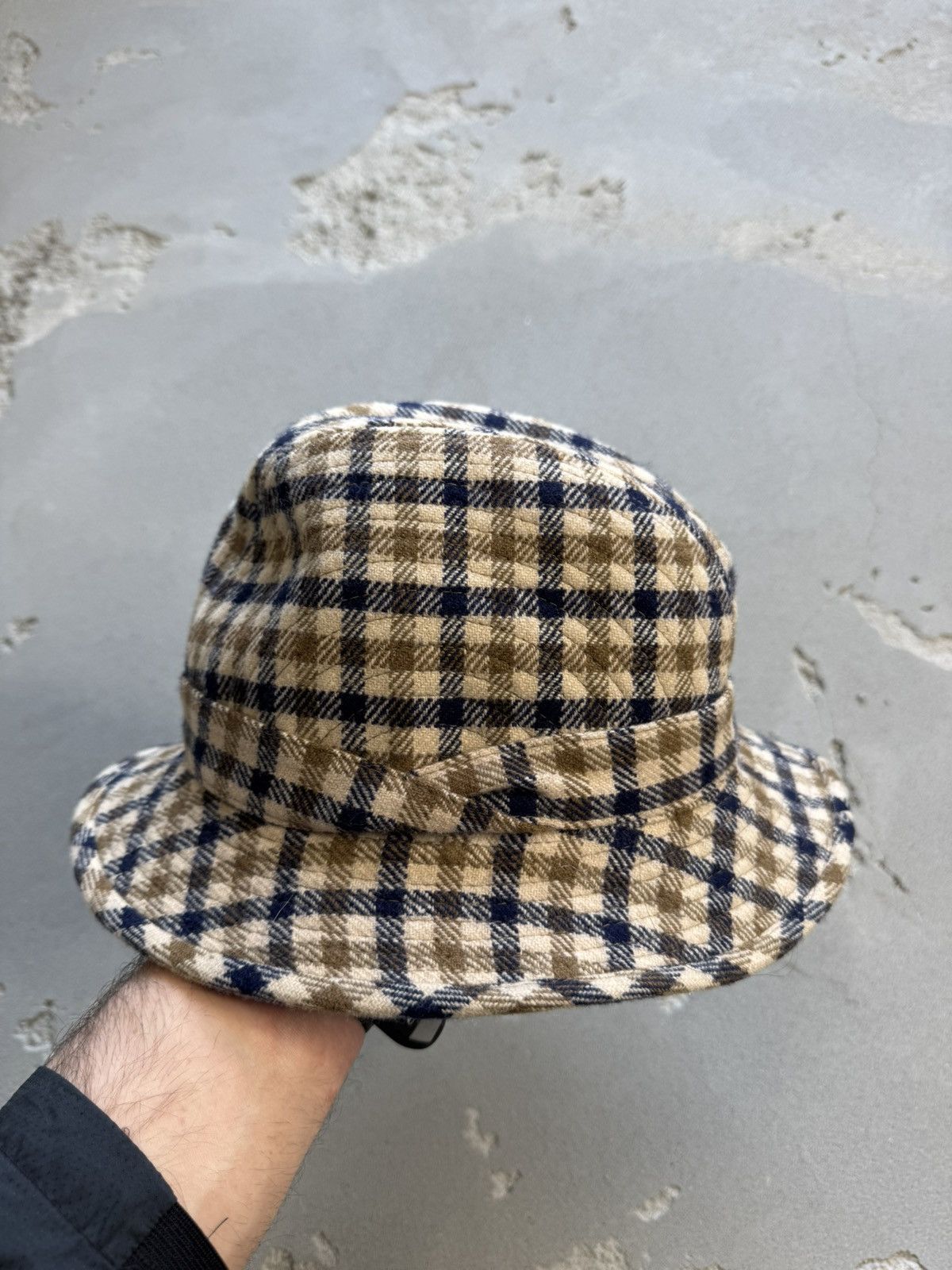 Aquascutum × Vintage Vintage Aquascutum Wool Bucket Hat Size ONE SIZE - 4 Thumbnail
