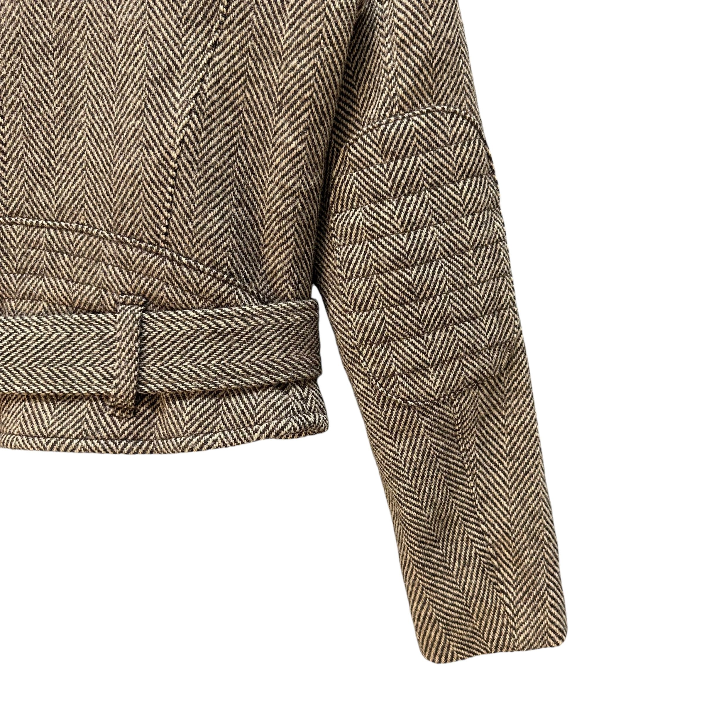 Uniqlo CARINE ROITFELD ASYMMETRICAL BELTED CROP JACKET #A53-1228 Size M / US 6-8 / IT 42-44 - 14 Thumbnail