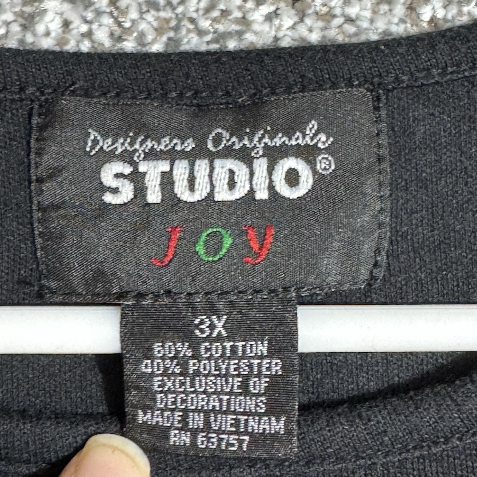 Other 90s Y2K Vintage Top Womens 3X Plus Embroidered Christmas Size 3XL / US 20-22 - 5 Thumbnail