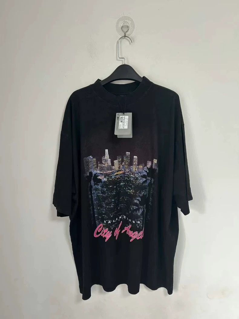 Balenciaga Balenciaga Los angeles angels City Short Sleeve T-shirt Size US XXL / EU 58 / 5 - 1 Thumbnail