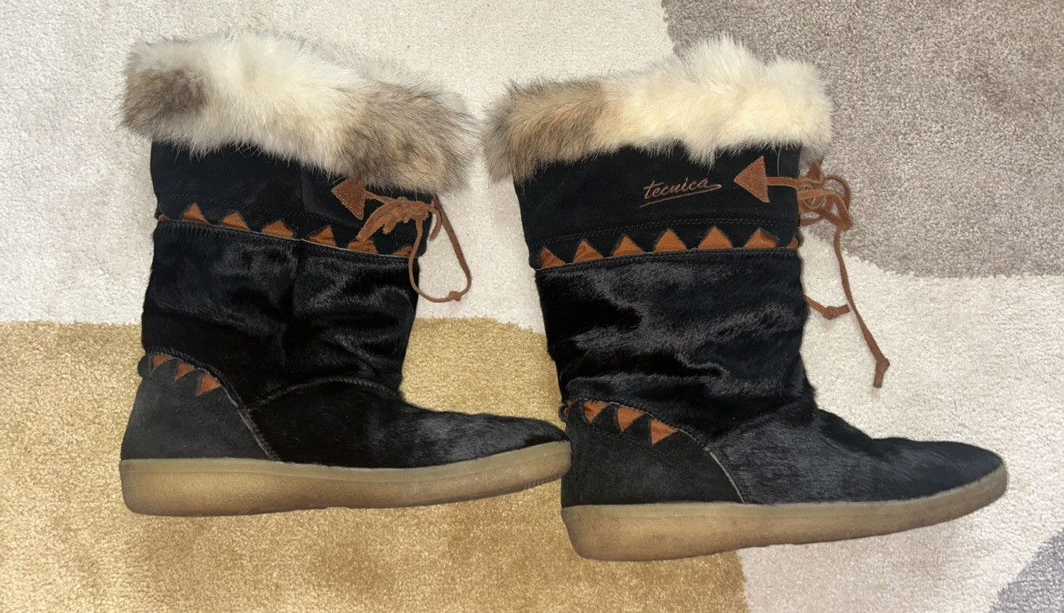 Vintage Fur vintage boots Tecnica Size US 9 / IT 39 - 3 Thumbnail