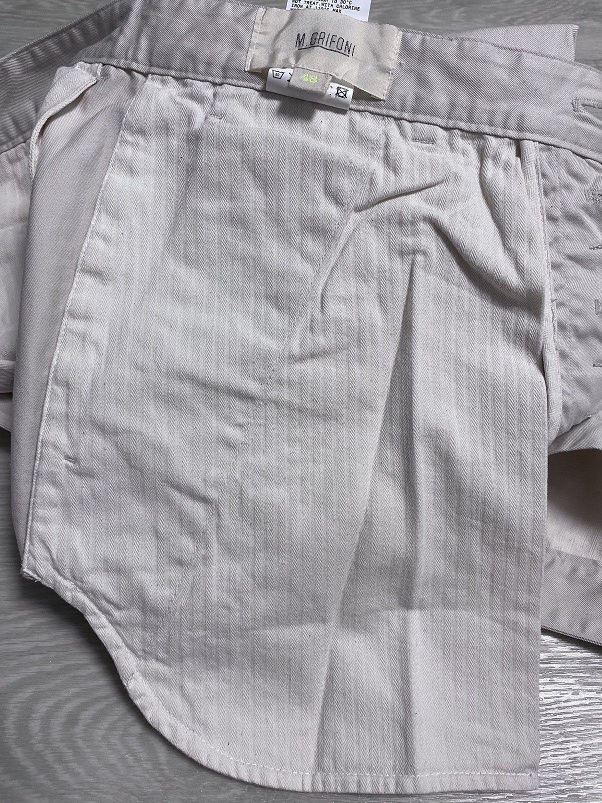Grifoni Mauro Grifoni Beige Cotton Chino Casual Pants Trousers Jeans Size US 32 / EU 48 - 17 Thumbnail