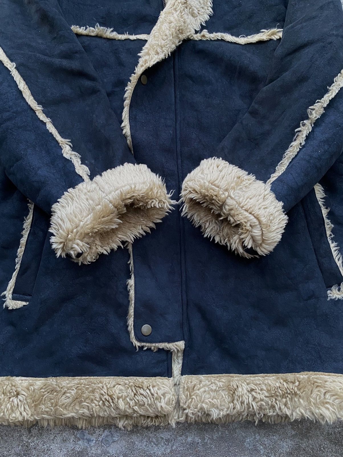 If Six Was Nine × Japanese Brand × Le Grande Bleu (L.G.B.) JAPANESE BRAND FLY BEANS FUR JACKET Size US L / EU 52-54 / 3 - 3 Thumbnail