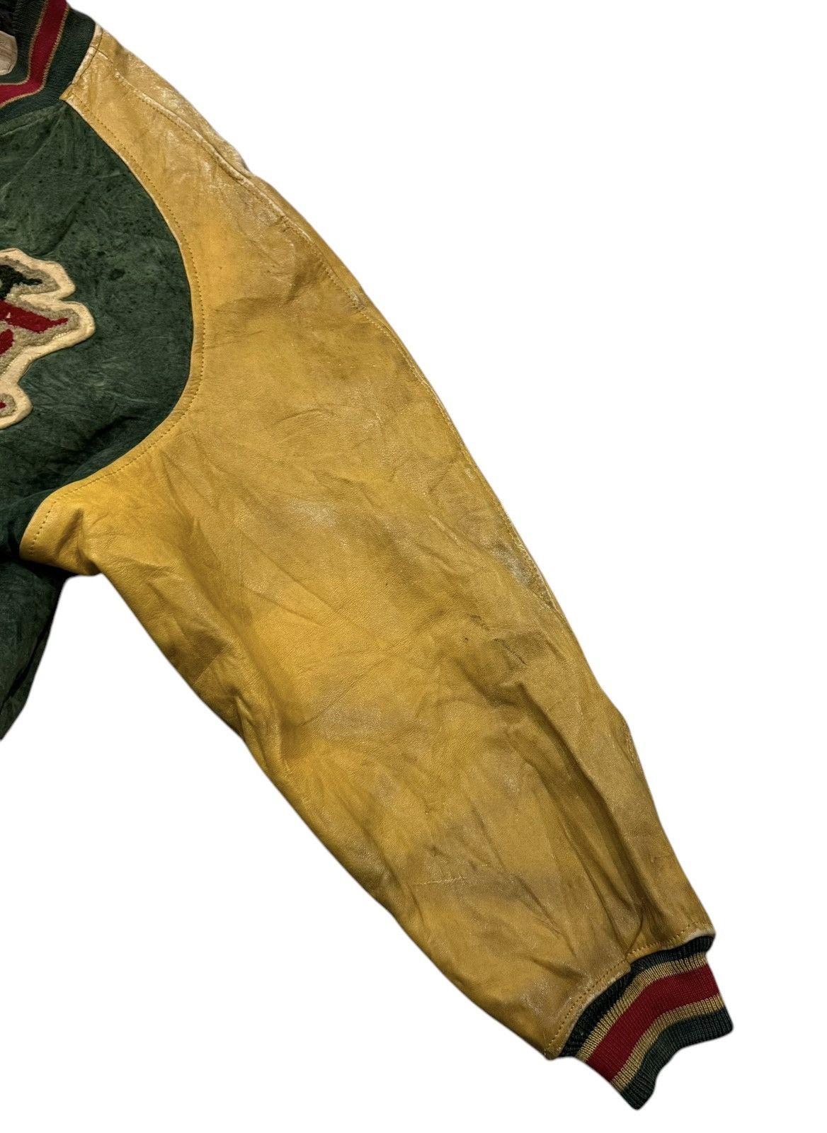 Leather Vintage Ice Fire 1953 Pig Skin Leather Varsity Jacket Size US M / EU 48-50 / 2 - 8 Thumbnail