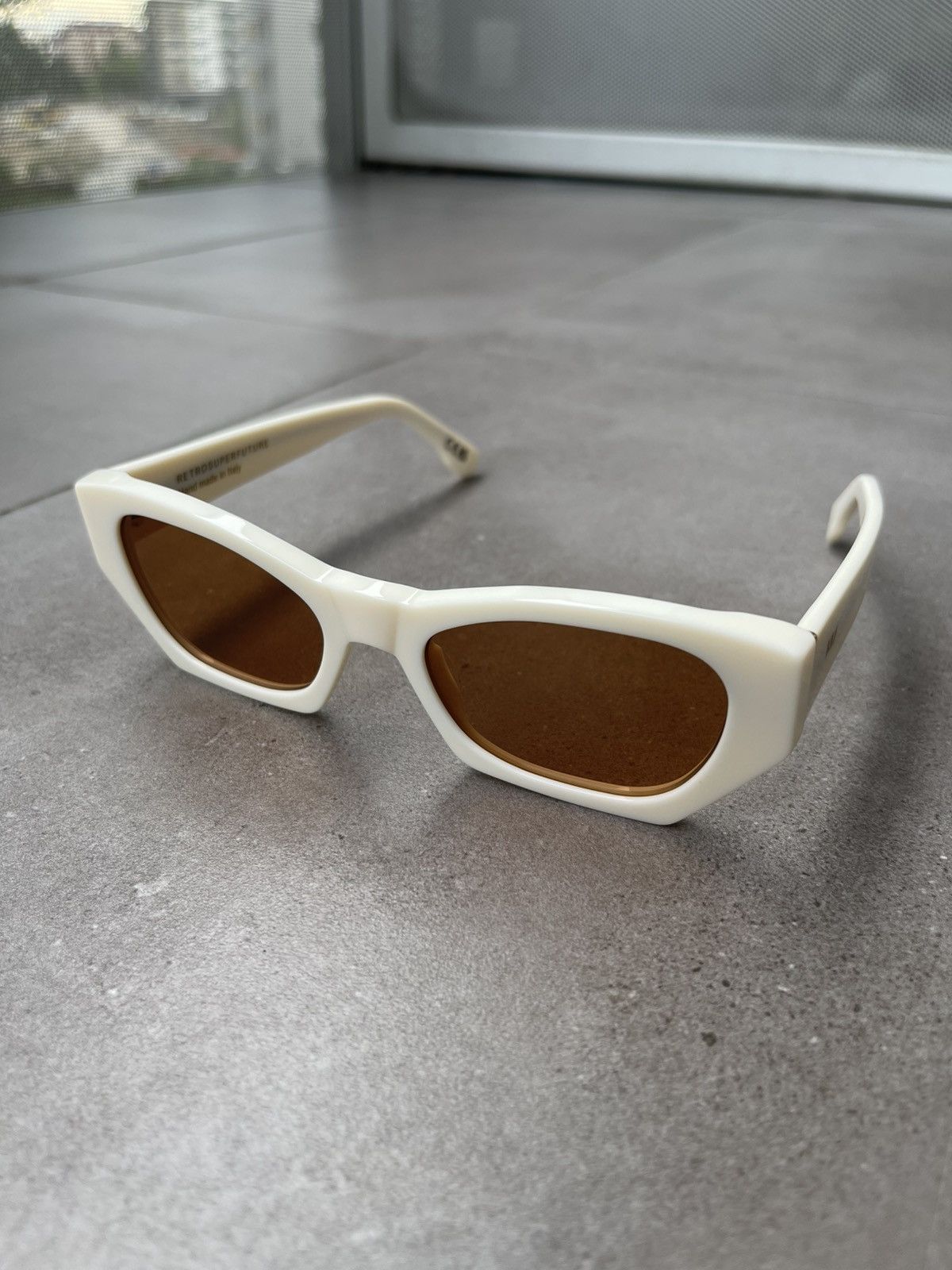 Retrosuperfuture !DS! Retrosuperfuture Amata Panna Cream Sunglasses Size ONE SIZE - 2 Thumbnail