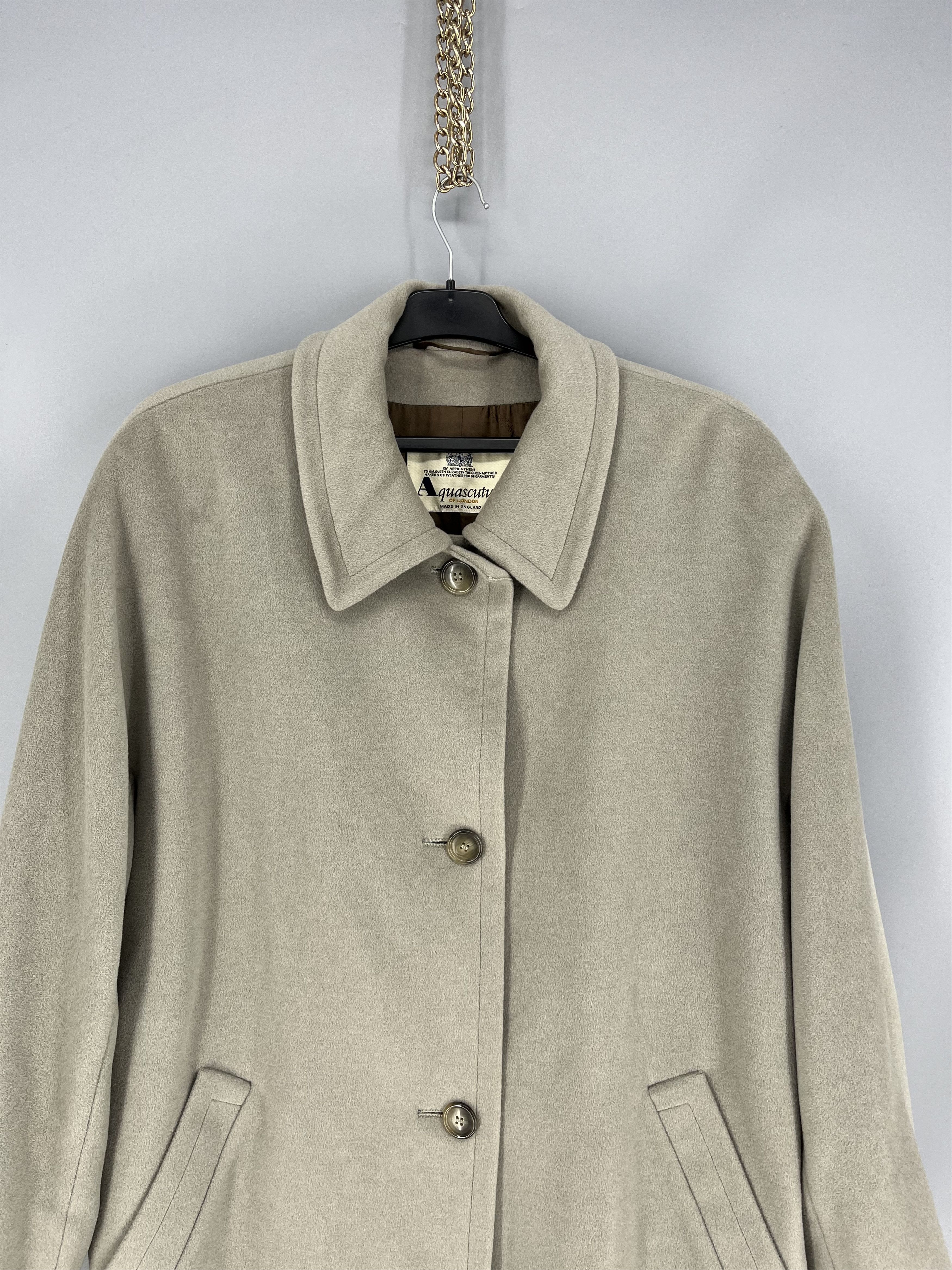 Aquascutum Vintage Aquascutum Wool Coat Jacket 70% Wool Size M / US 6-8 / IT 42-44 - 6 Thumbnail
