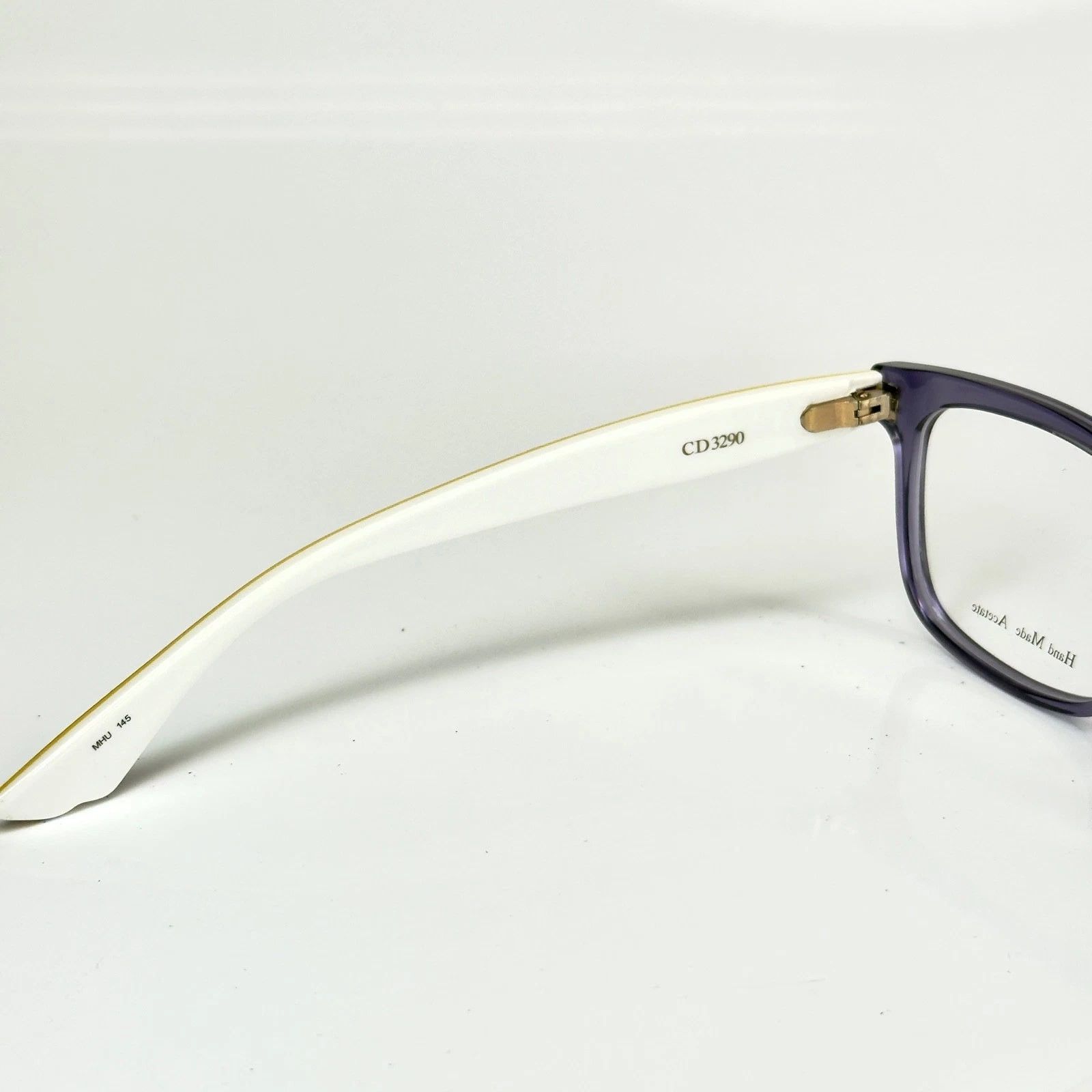 Christian Dior Monsieur CHRISTIAN DIOR CD3290 3290 ENVOL White Yellow Square Optical Size ONE SIZE - 6 Thumbnail
