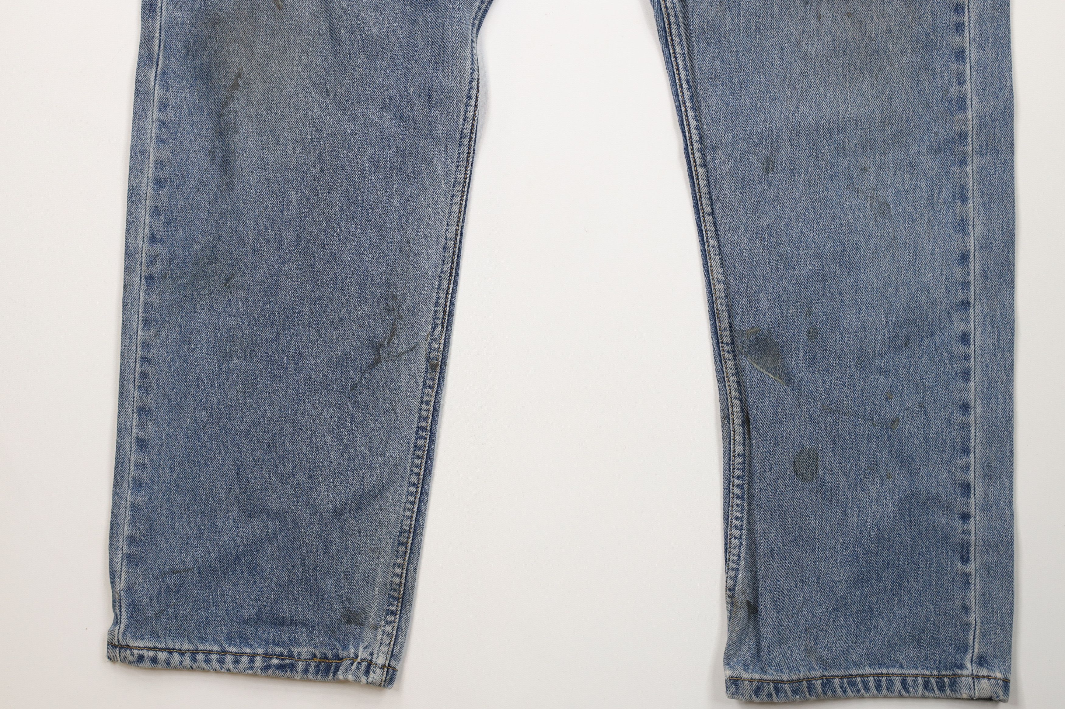 Levi's Vintage Y2K 2003 Levis 505 Regular Straight Leg Jeans Blue Size US 38 / EU 54 - 5 Thumbnail