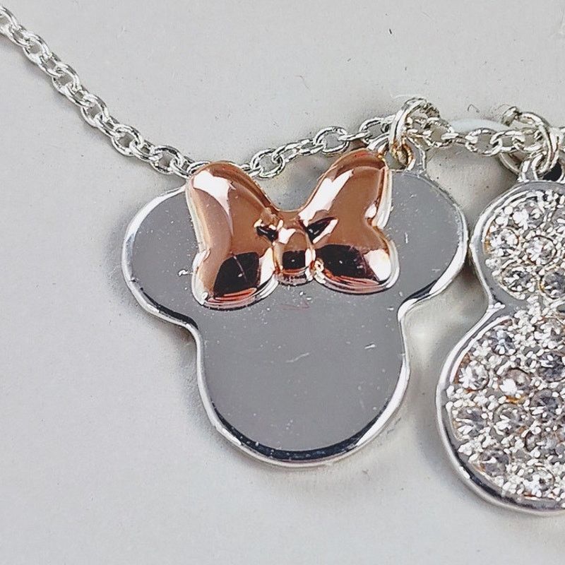 Disney Disney Minnie & Mickey Mouse Double Pendant Necklace NIB Size ONE SIZE - 3 Thumbnail