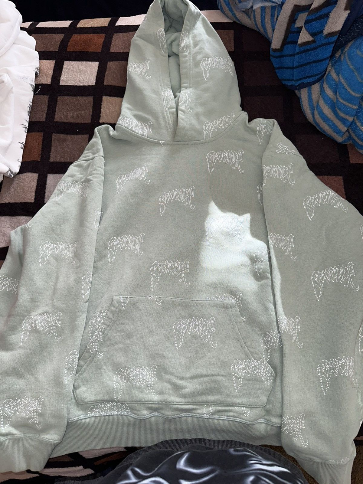 Revenge Revenge all over logo hoodie Size US M / EU 48-50 / 2 - 1 Thumbnail