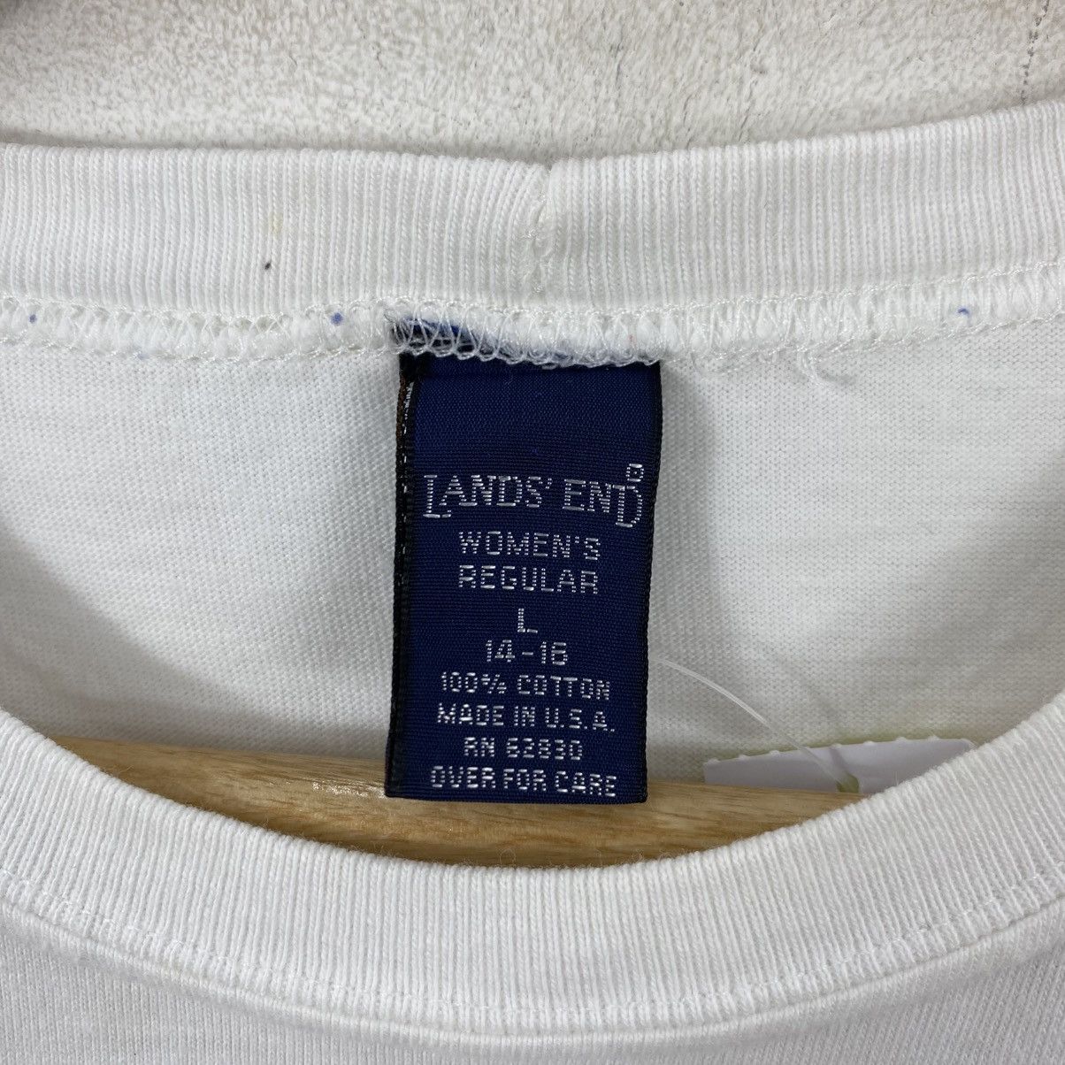 Vintage Vintage 90s Lands' End Zebra Graphic Tee L Made in USA 1997 Size US L / EU 52-54 / 3 - 5 Thumbnail