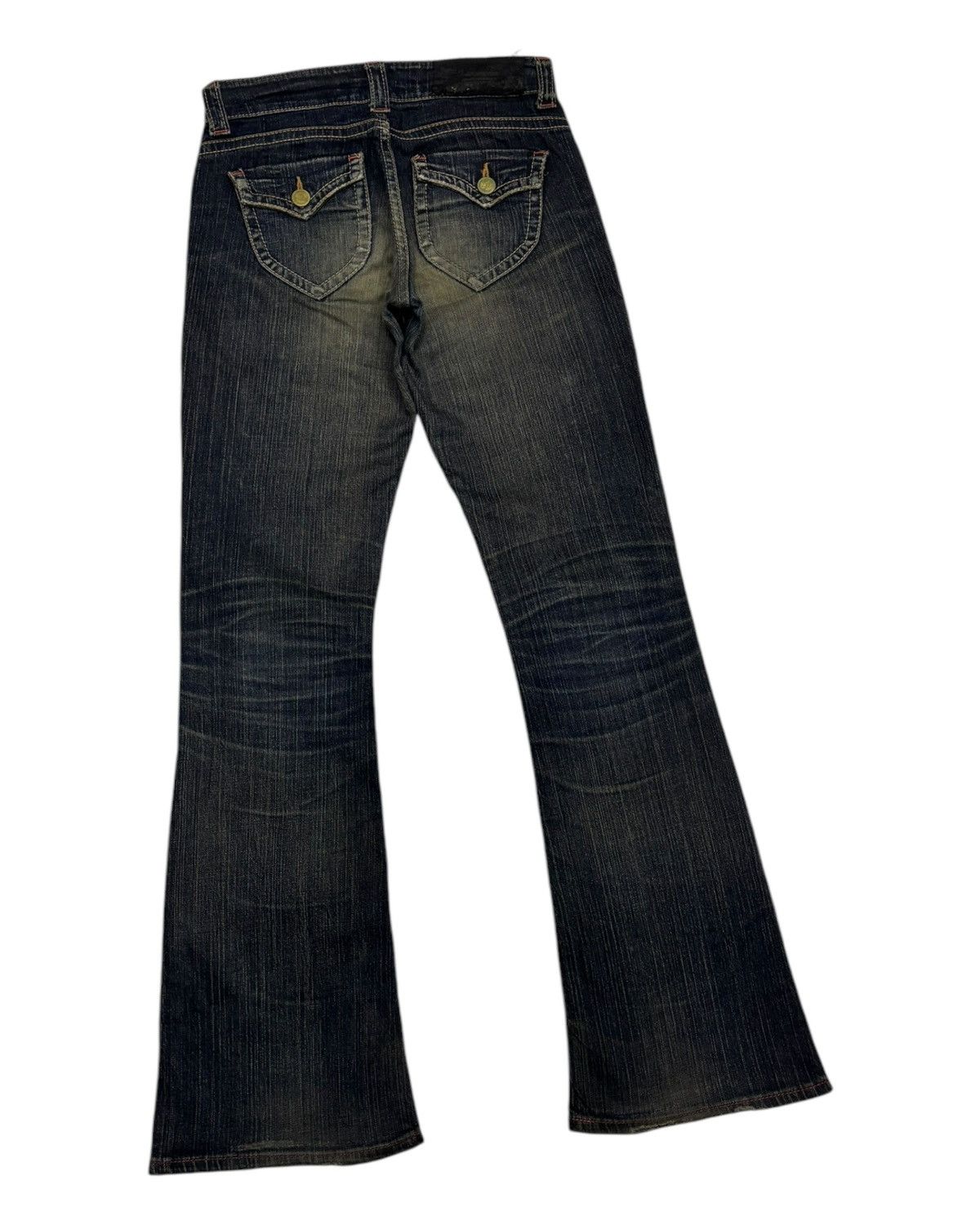 Edwin Flare Jeans C-SEVENTEEN Dark Denim Jean Bootcut Size 29" - 4 Thumbnail