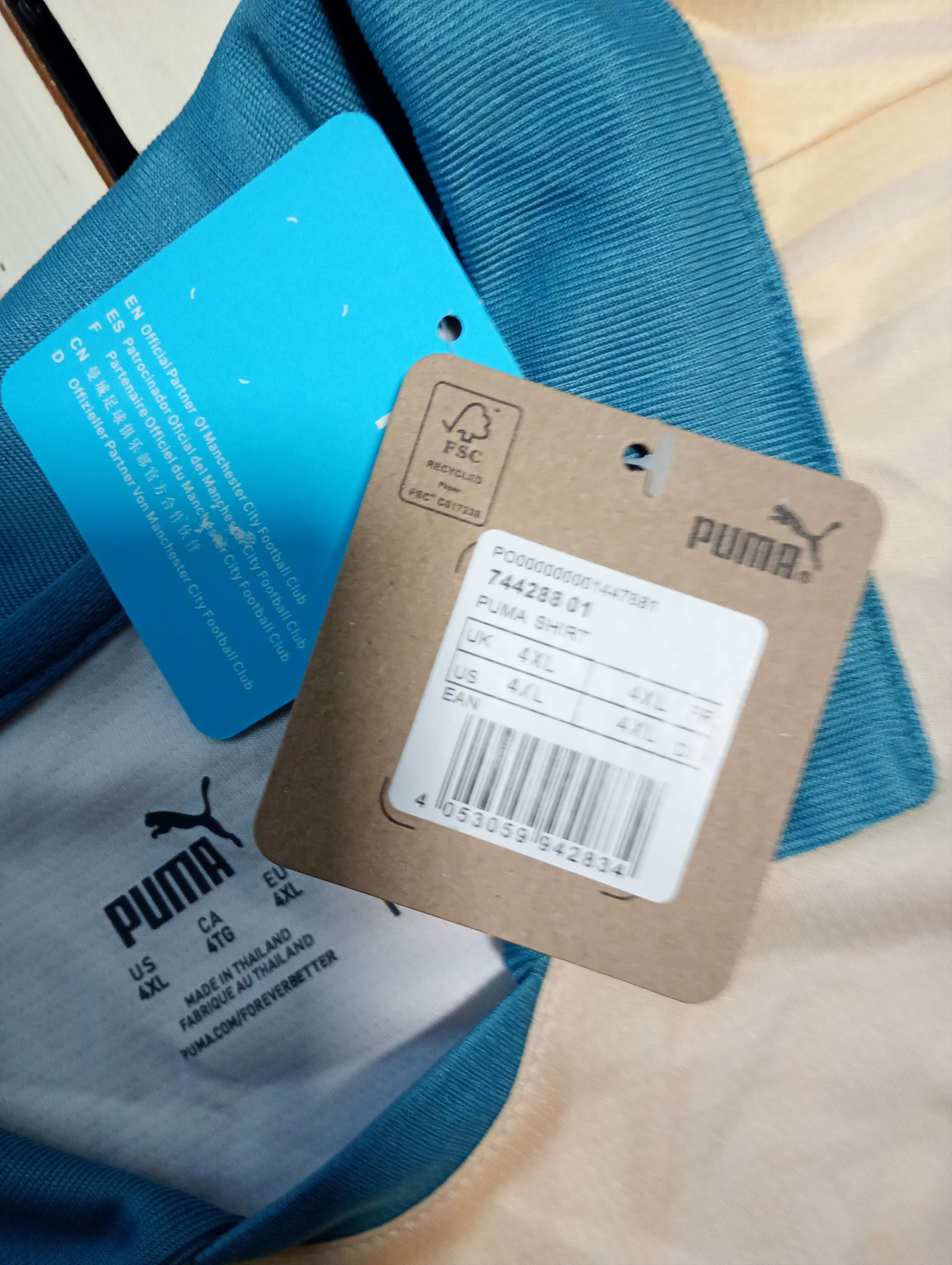Puma New PUMA Manchester City 4th Jersey 2024-2025 size 4XL Size US XXL / EU 58 / 5 - 15 Thumbnail