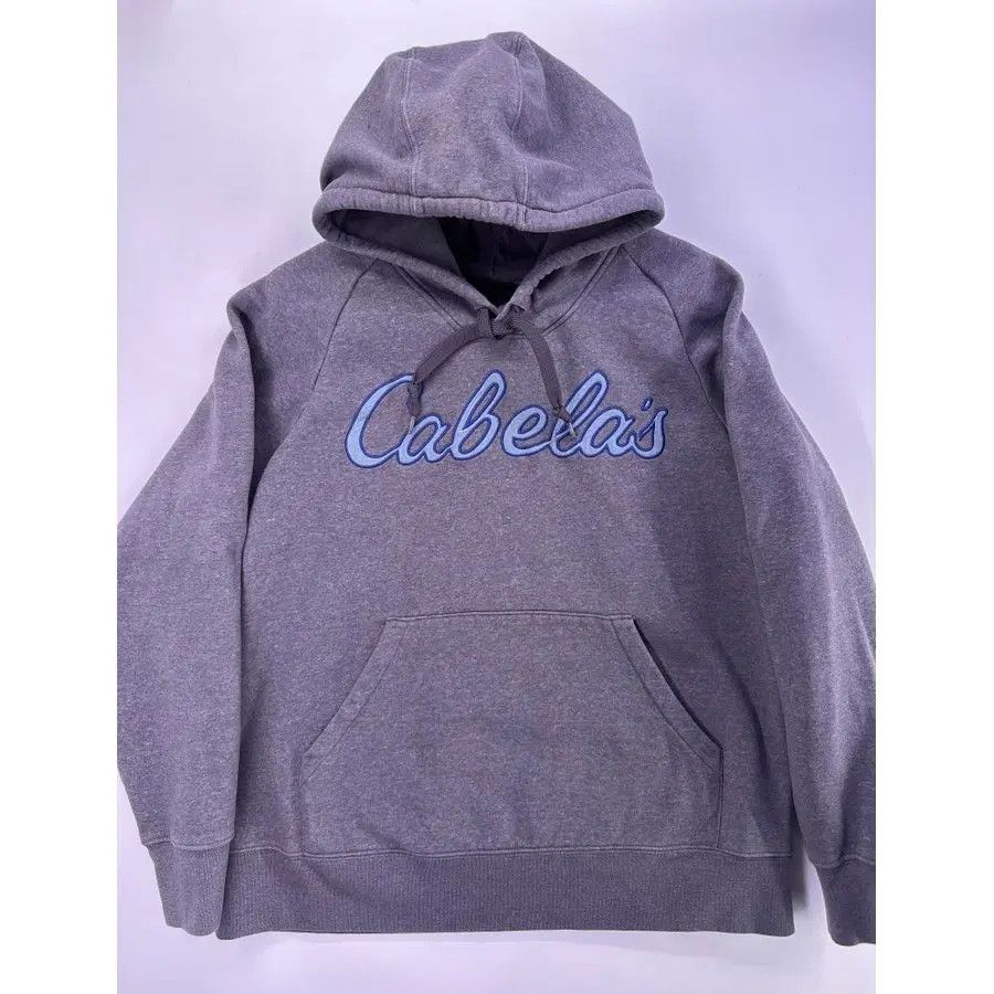 Cabelas Cabela’s Script Logo Hoodie – Grey XL Size US XL / EU 56 / 4 - 1 Thumbnail