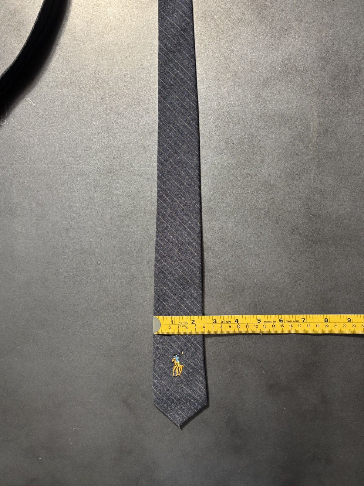Vintage Vintage Polo Ralph Lauren Necktie Horseman Logo Tie Wool 90s Size ONE SIZE - 8 Thumbnail