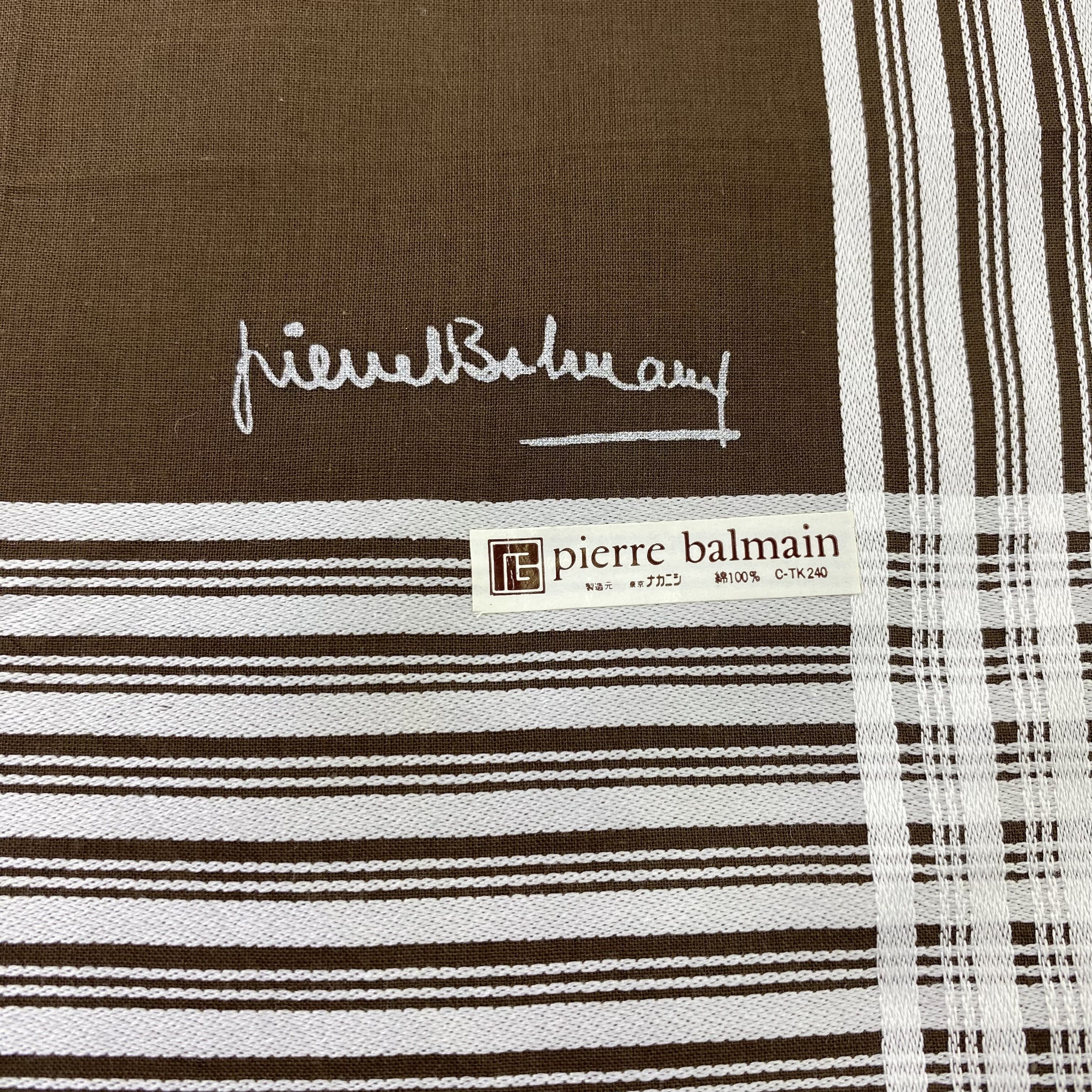 Pierre Balmain Pierre Balmain Handkerchief Neckerchief Bandana-B1608 Size ONE SIZE - 7 Thumbnail