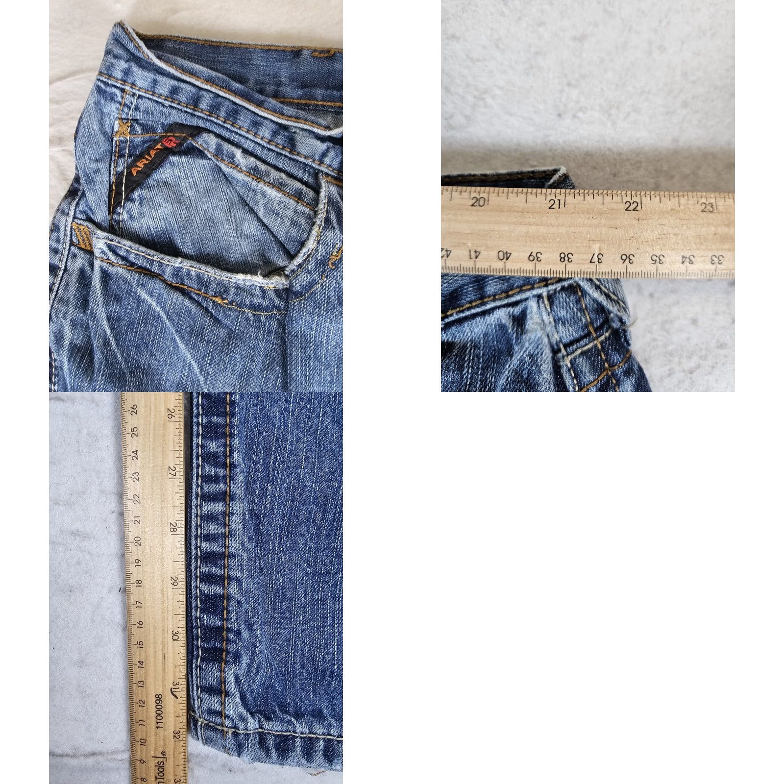 Ariat Ariat FR Fire Resistant M3 Loose Straight Blue Jeans Mens Sz 44x32 CAT2 Workwear Size US 44 / EU 60 - 9 Thumbnail
