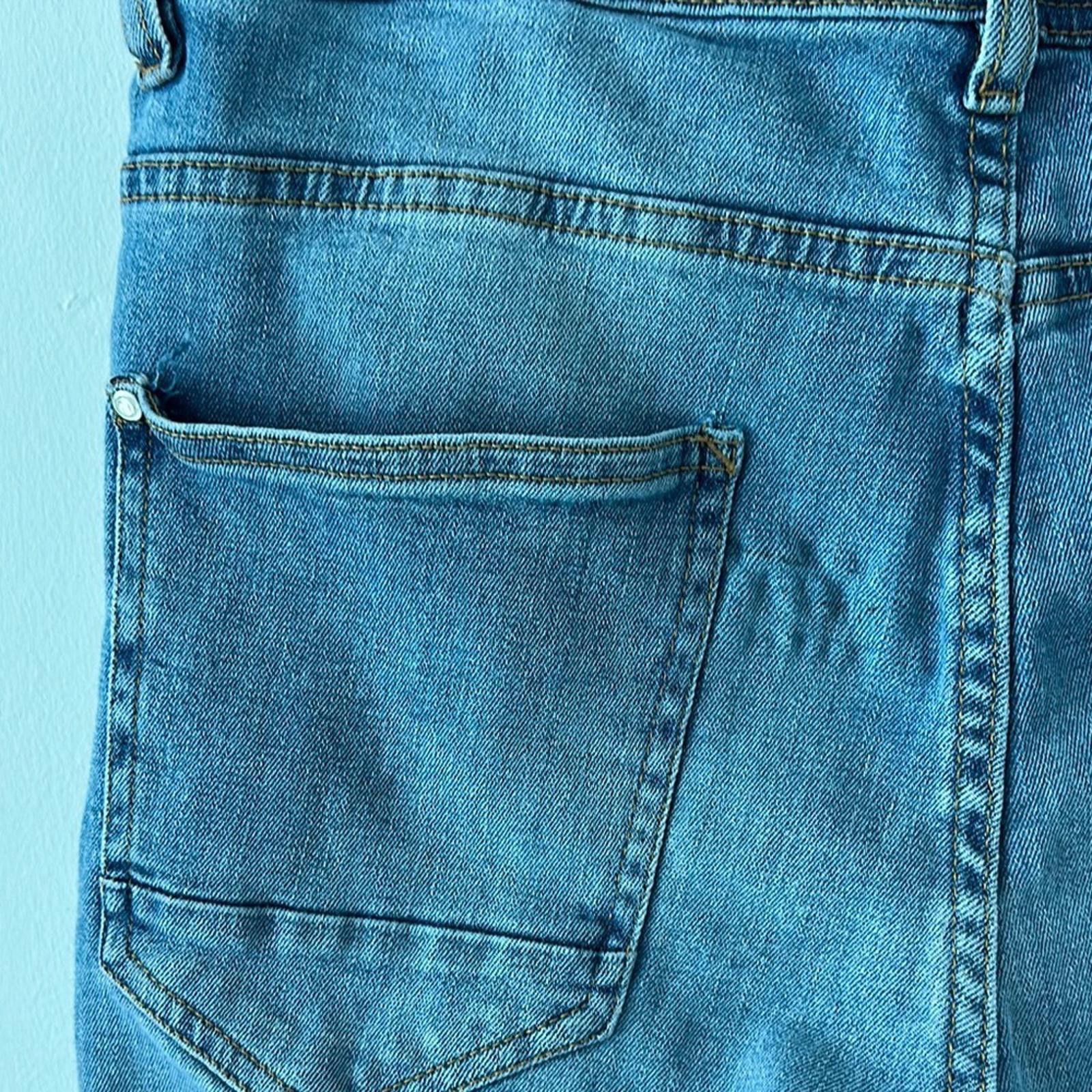 Zara Zara Blue Skinny Jeans Premium Denim Style Size US 34 / EU 50 - 4 Thumbnail