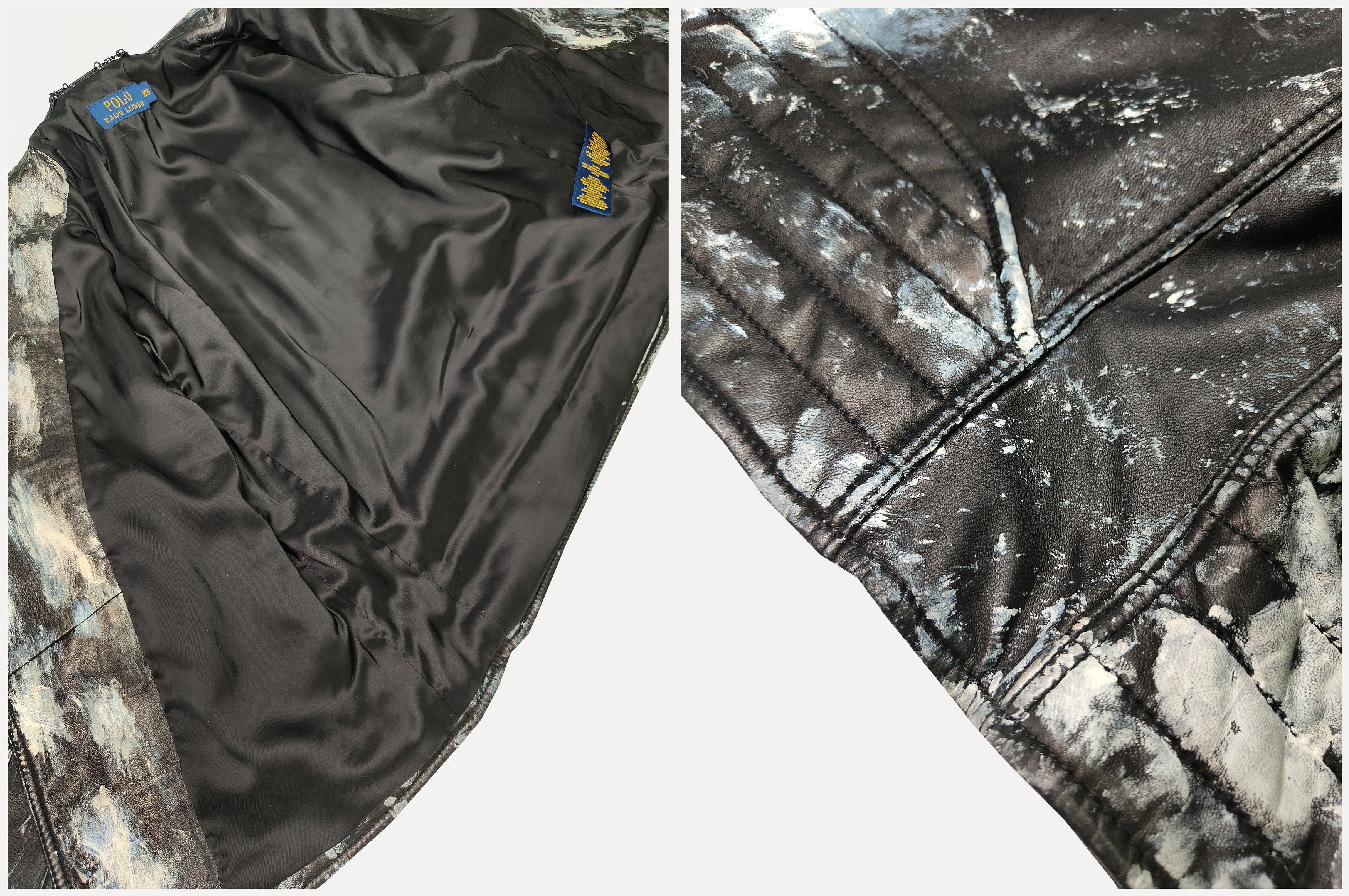 Polo Ralph Lauren POLO RALPH LAUREN _ JACKSON POLLOCK HAND- PAINTED _ LAMB Size S / US 4 / IT 40 - 5 Thumbnail